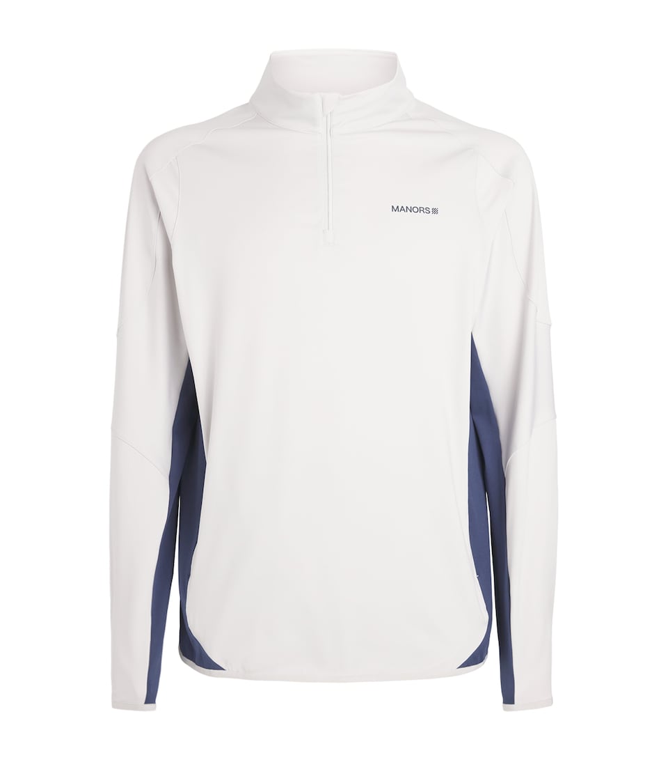 Manors Tech Quarter-Zip 2.0 Mid-Layer Vapour Grey