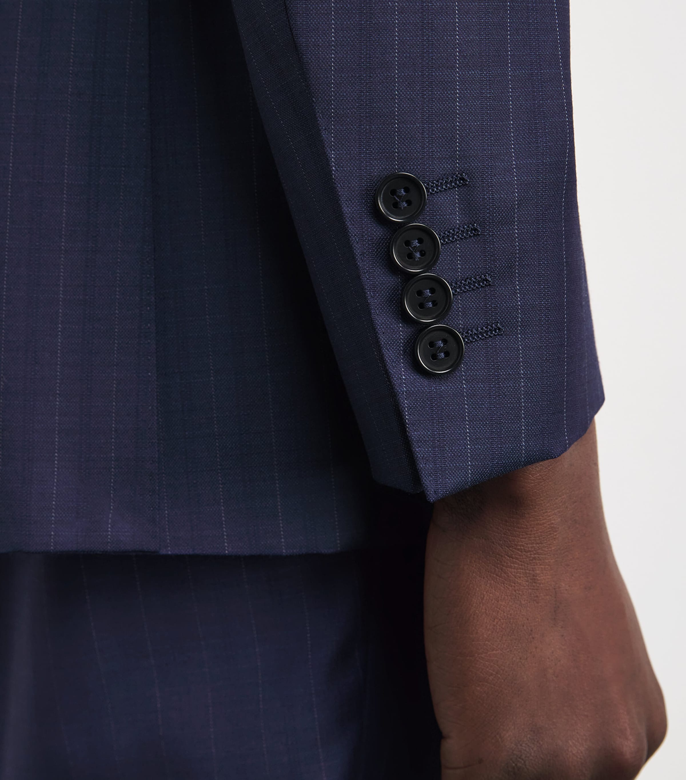 Wool Pinstripe 2-Piece Suit 349 Image 6