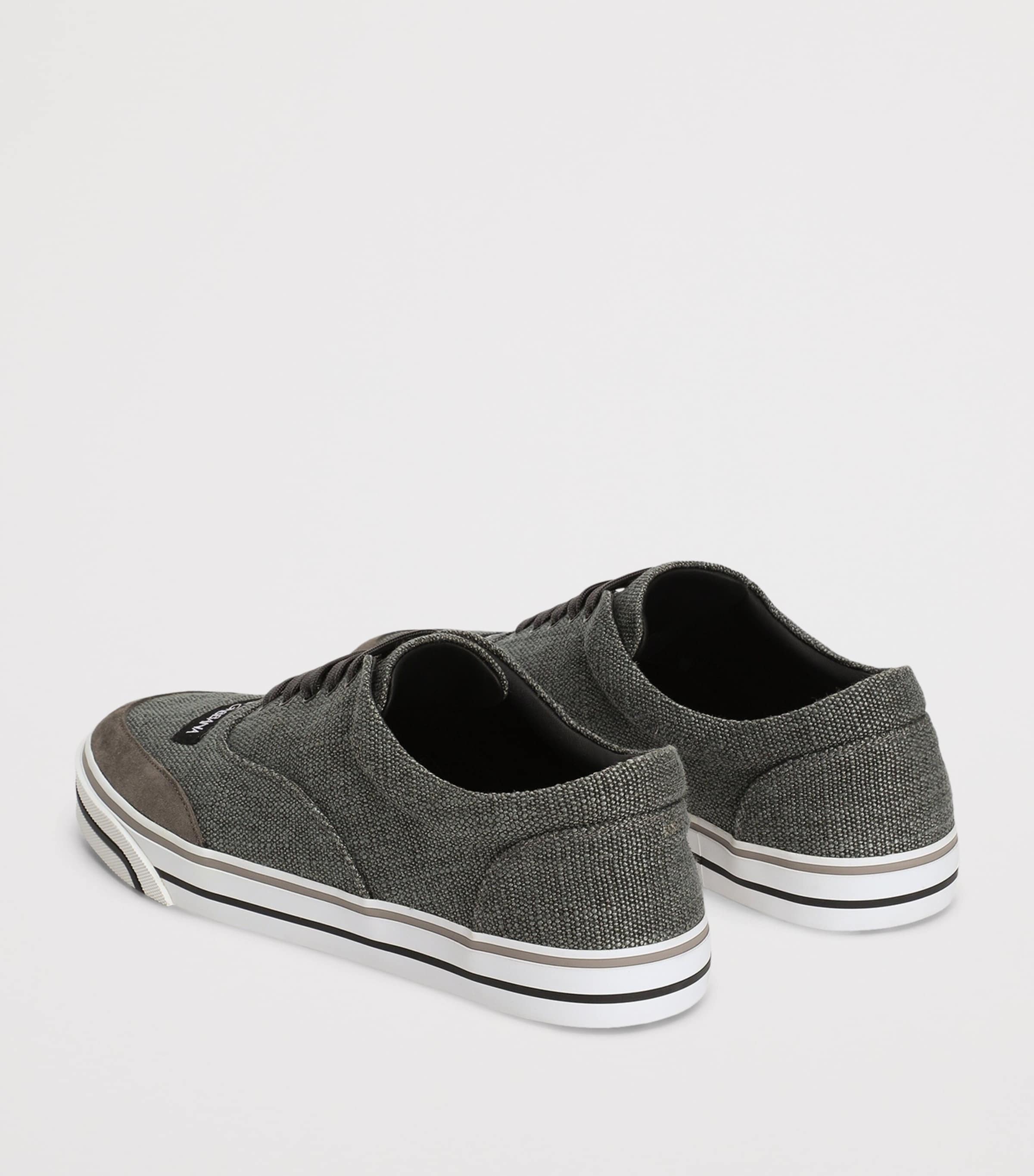 Dolce&Gabbana Canvas Sailing Sneakers Dark Grey Image 3