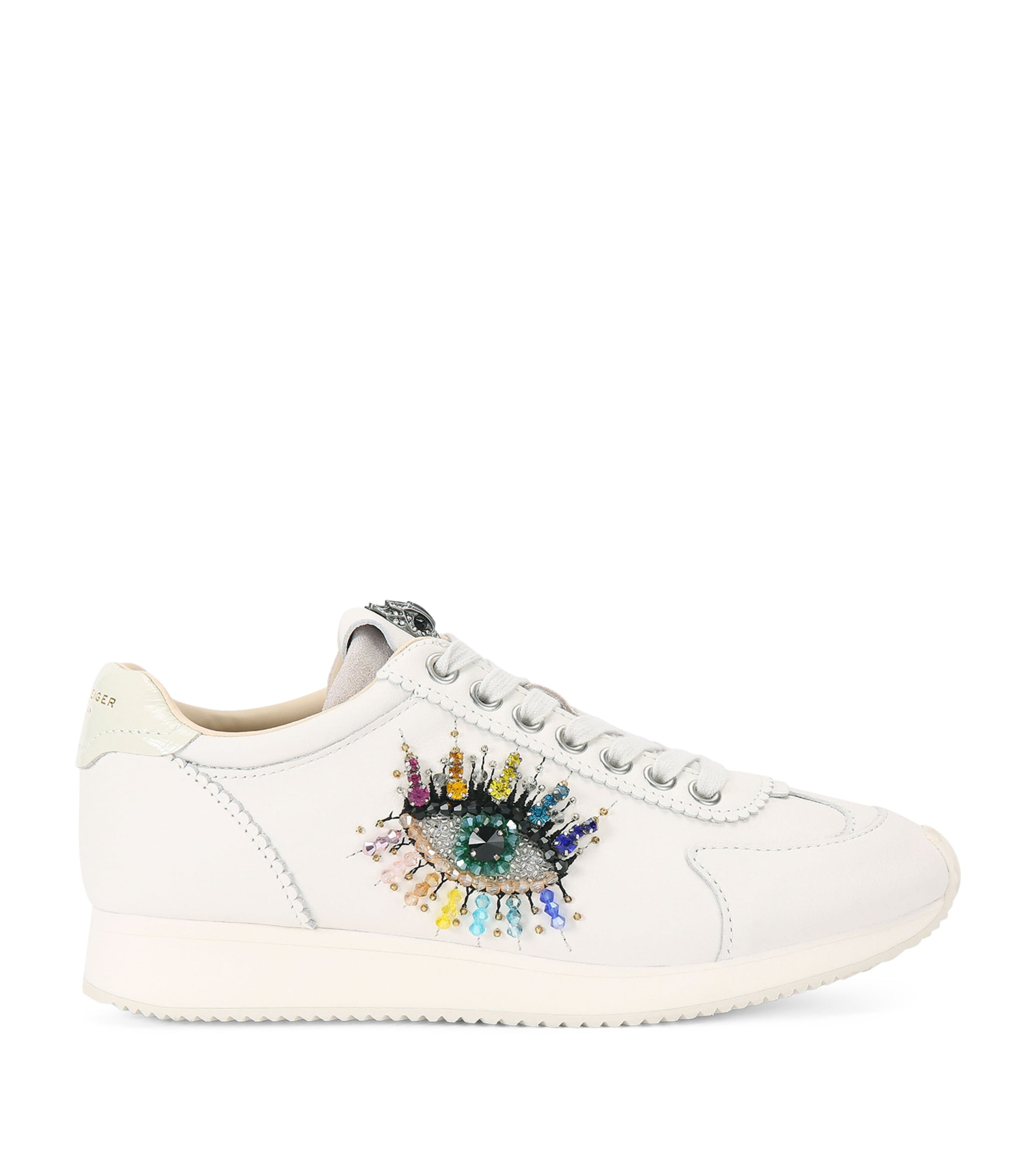 Kurt Geiger London Leather Islington Eye Low-Top Sneakers White/comb Image 1