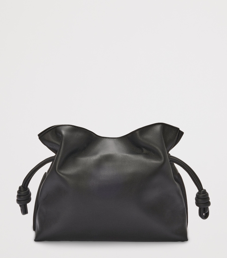 x Albers Medium Leather Flamenco Purse BLACK/BURGUNDY Image 4