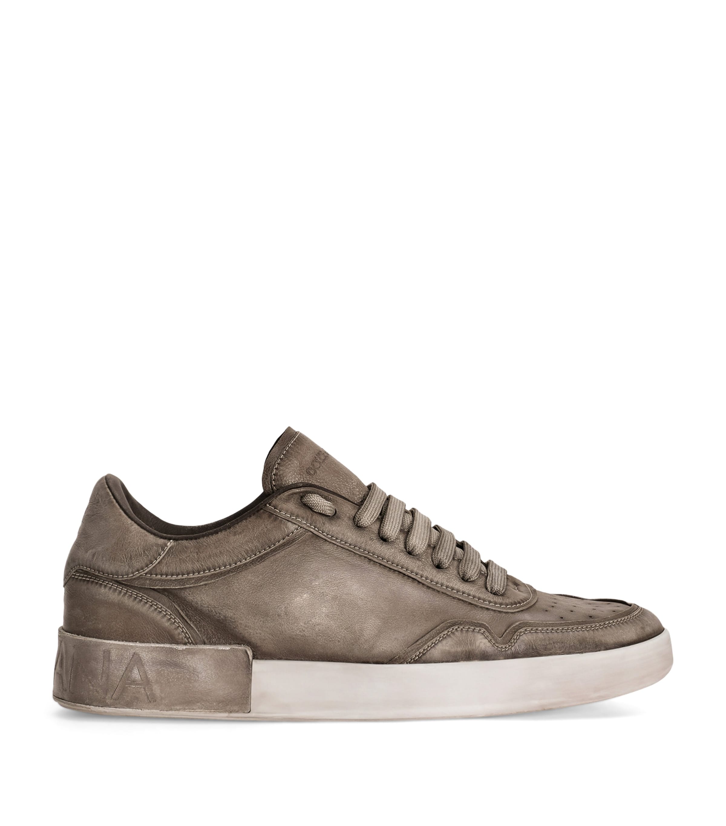 Calfskin Portofino Sneakers 8X088-IRON Image 1