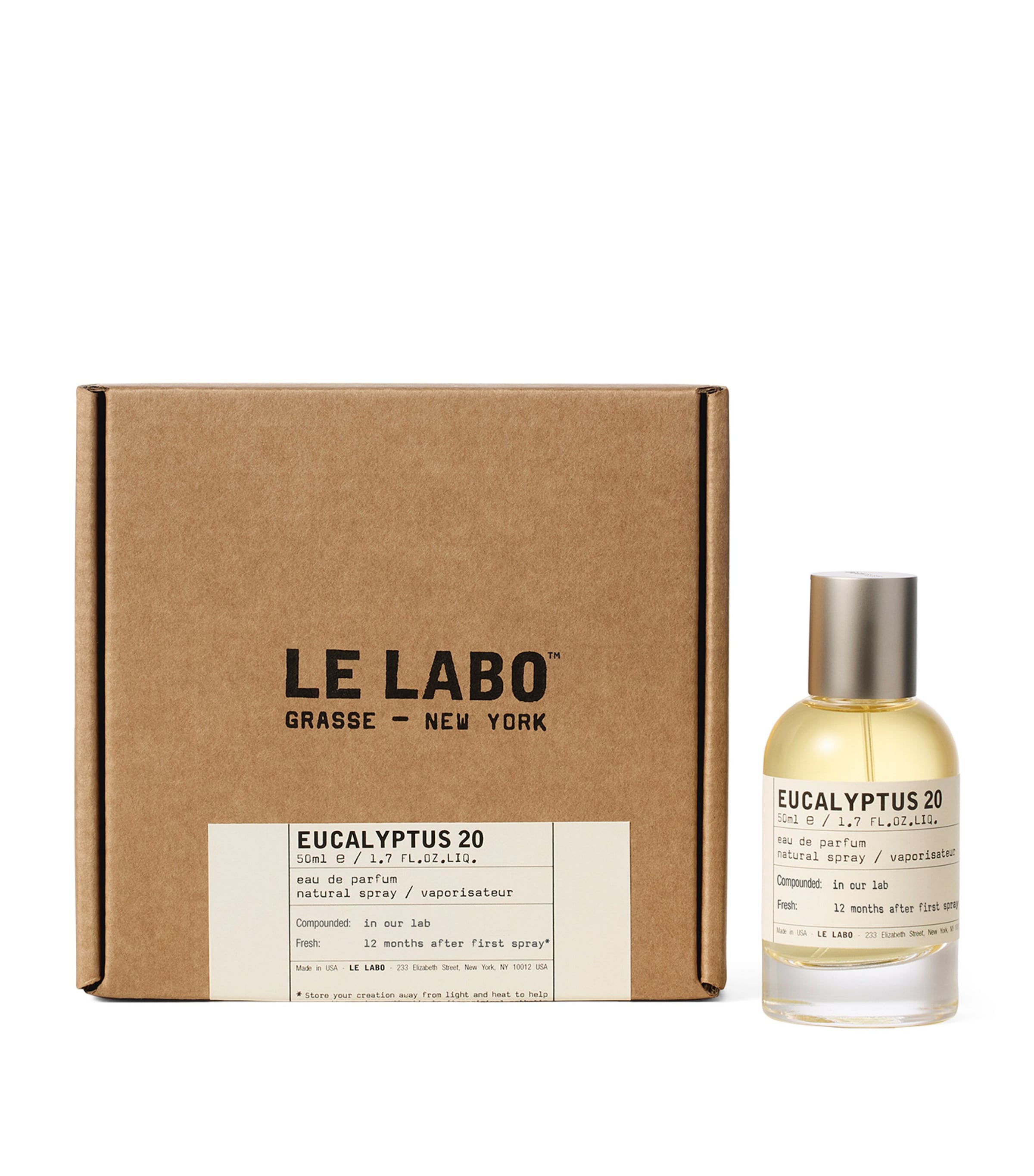 LELABO ユーカリプタス20 オードパルファム 50ml Le Labo Eucalyptus 20 Eau de Parfum (50ml) | Harrods US
