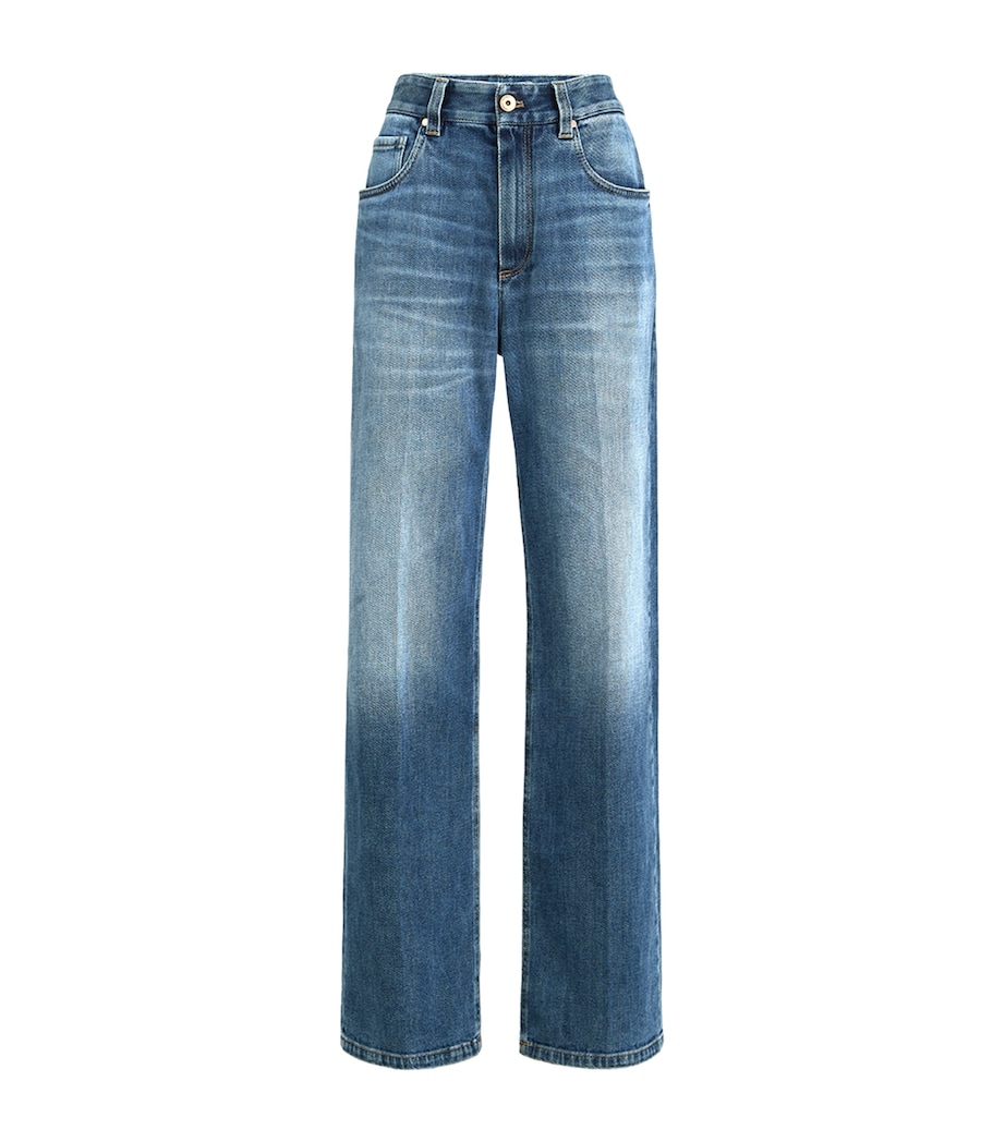 Brunello Cucinelli Womens Straight Jeans Image 1