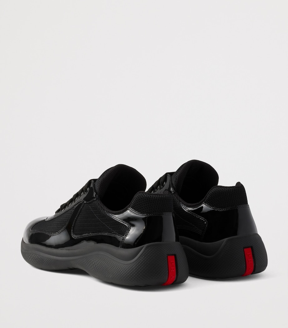 Patent Leather-Blend America's Cup Sneakers F0002 Image 4