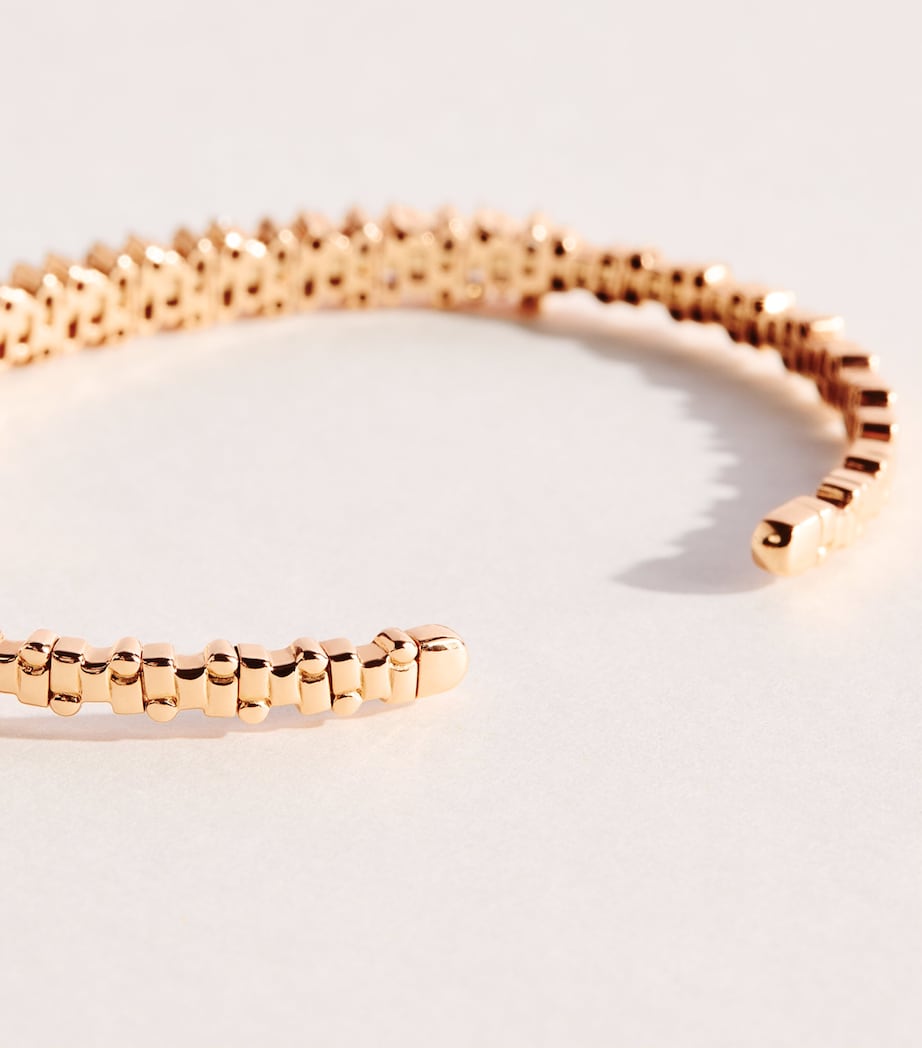 Suzanne Kalan Rose Gold and Diamond Classic Shimmer Bangle Rg/wd Image 4