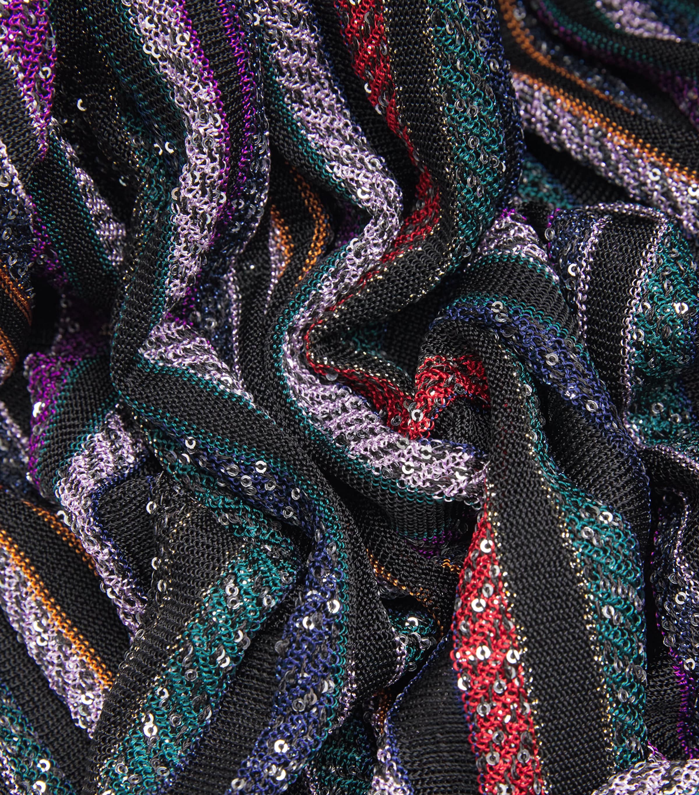 Metallic Stripe Mini Dress SM9T4 MULTICOLOR Image 5