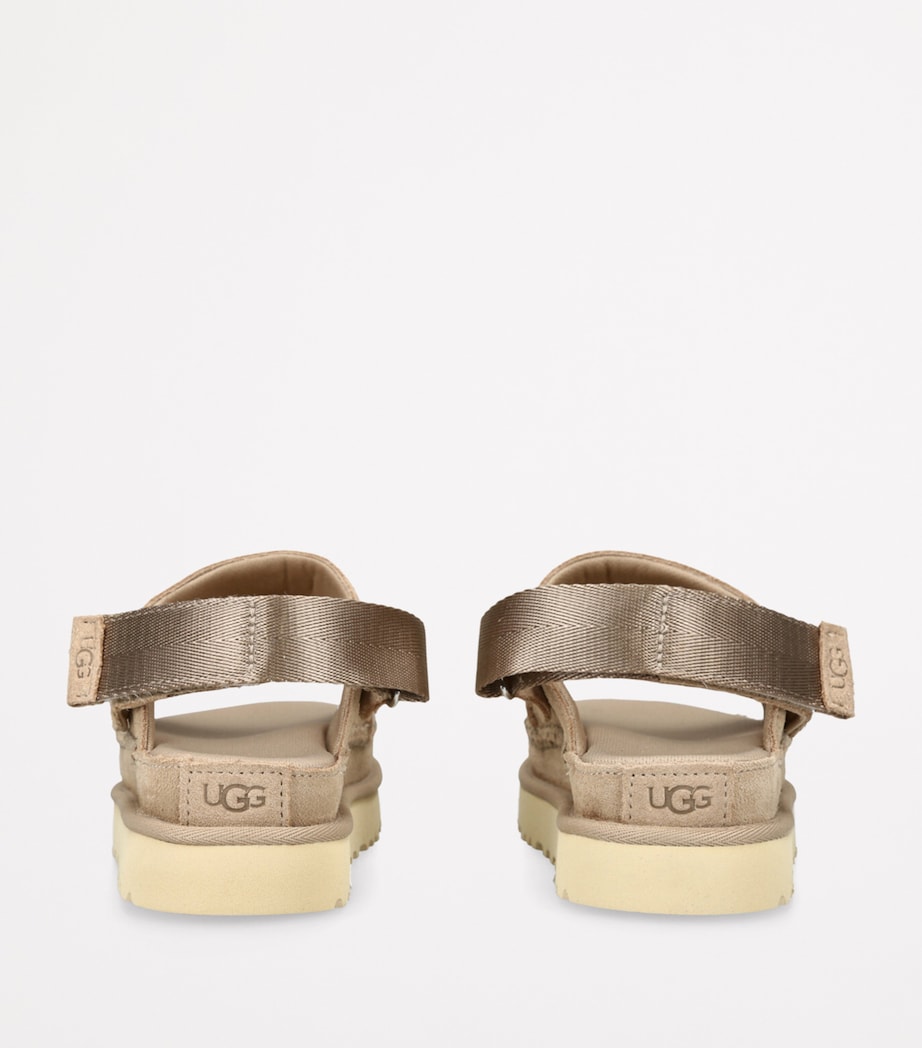Suede Goldenstar Glide Sandals 25 SAND Image 2