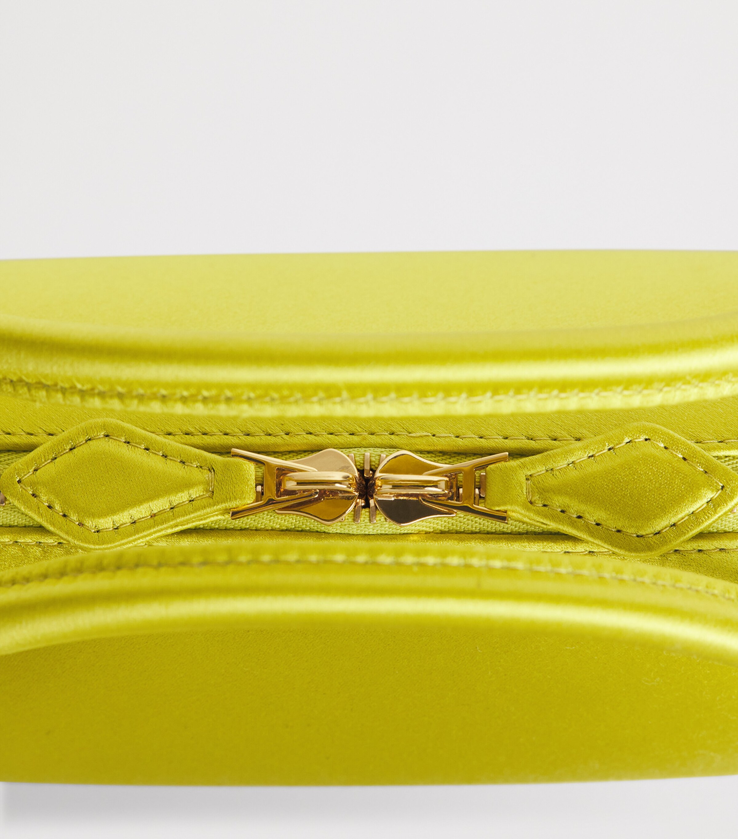Alaïa Satin Le Teckel Top-Handle Bag Lime Image 6