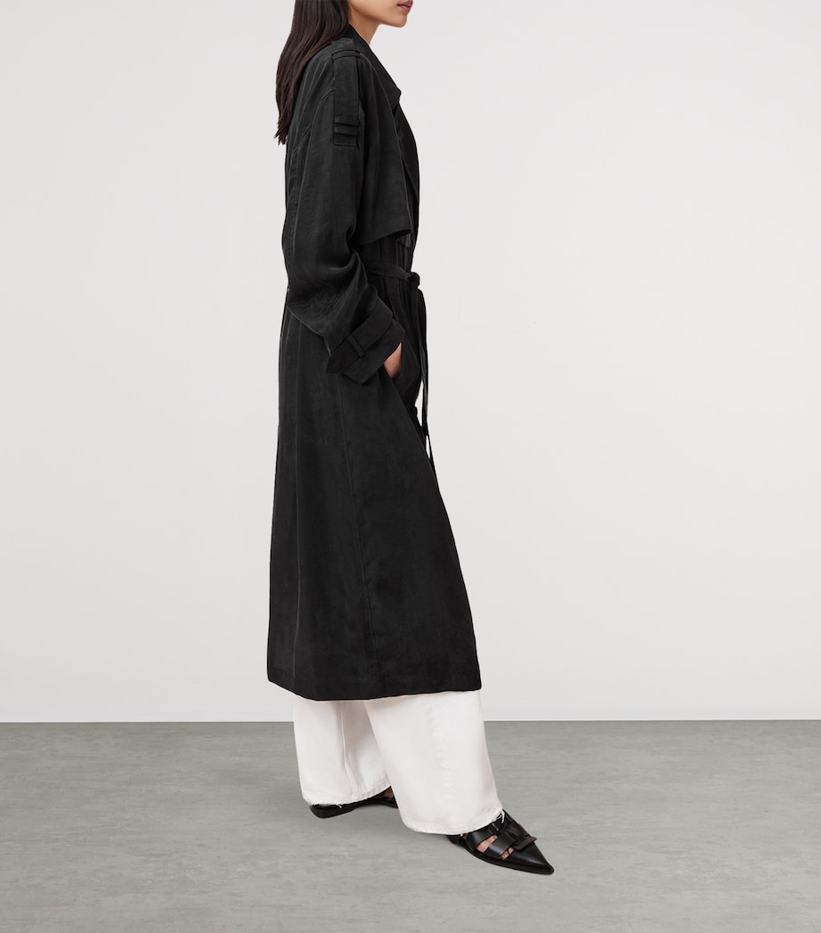 Linnie Trench Coat BLACK Image 5