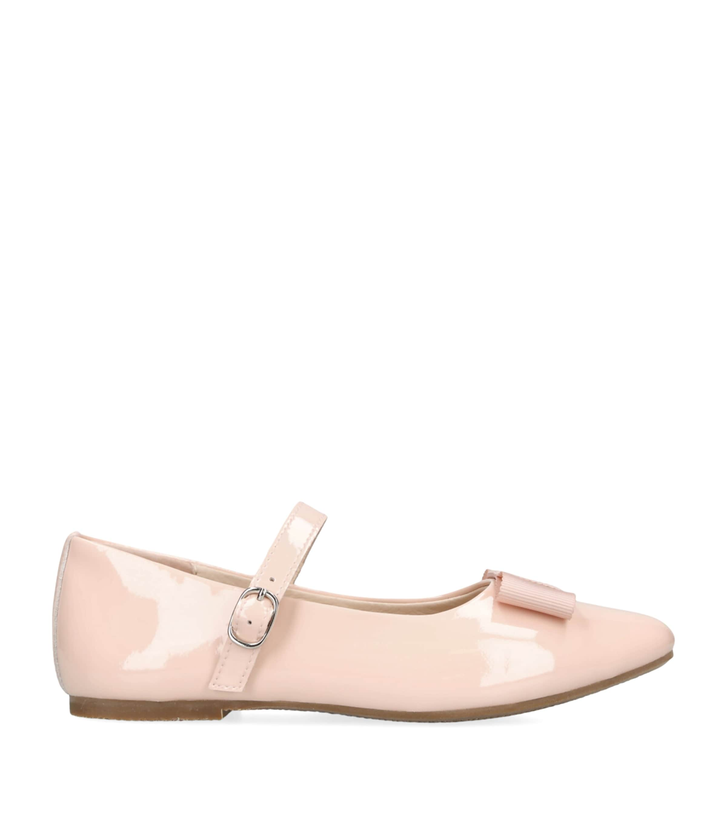 Age Of Innocence Kids' Leather Ellen Ballet Flats In Pink