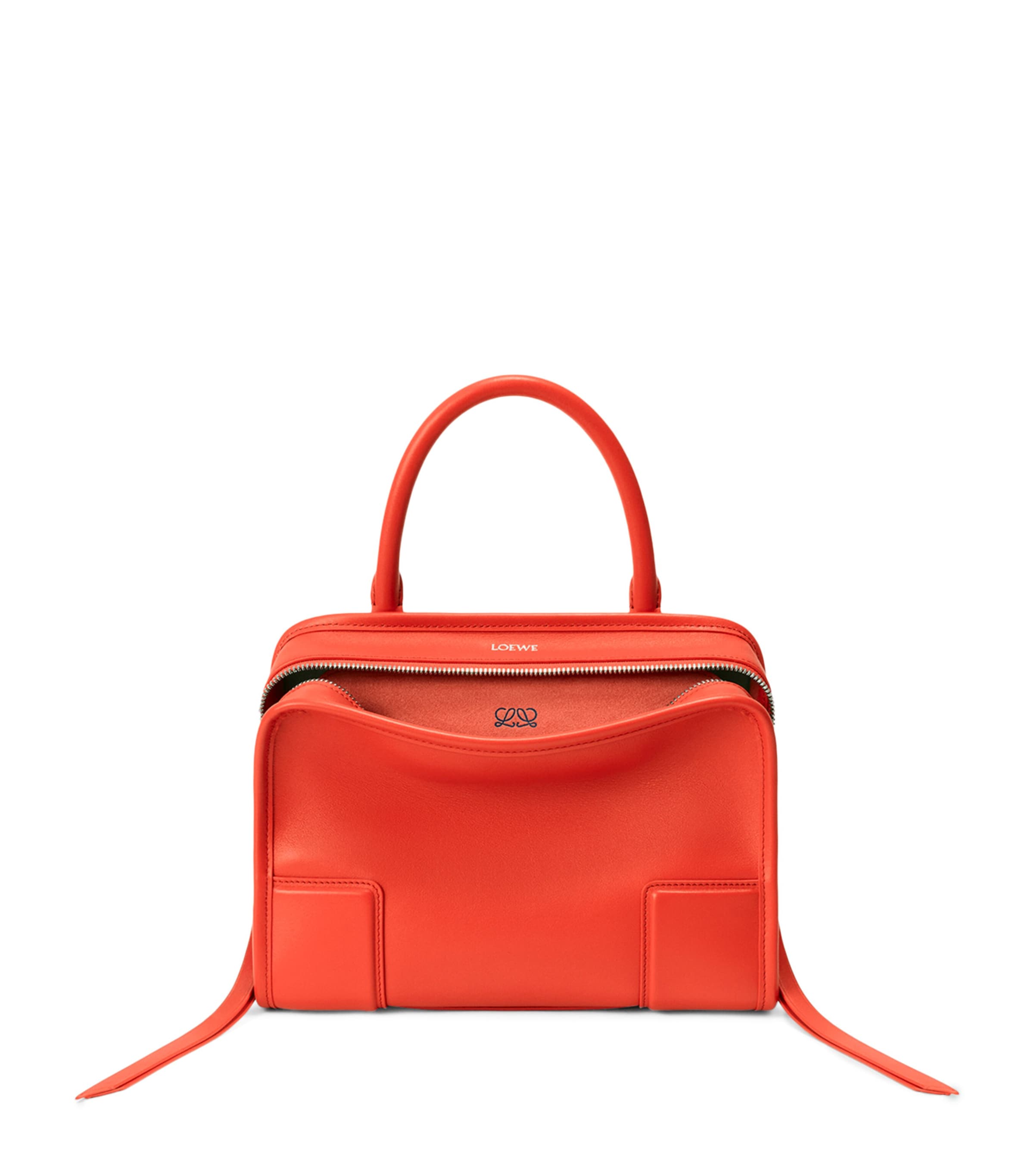 LOEWE Small Leather Amazona 180 Top-Handle Bag Sunrise Orange Image 1