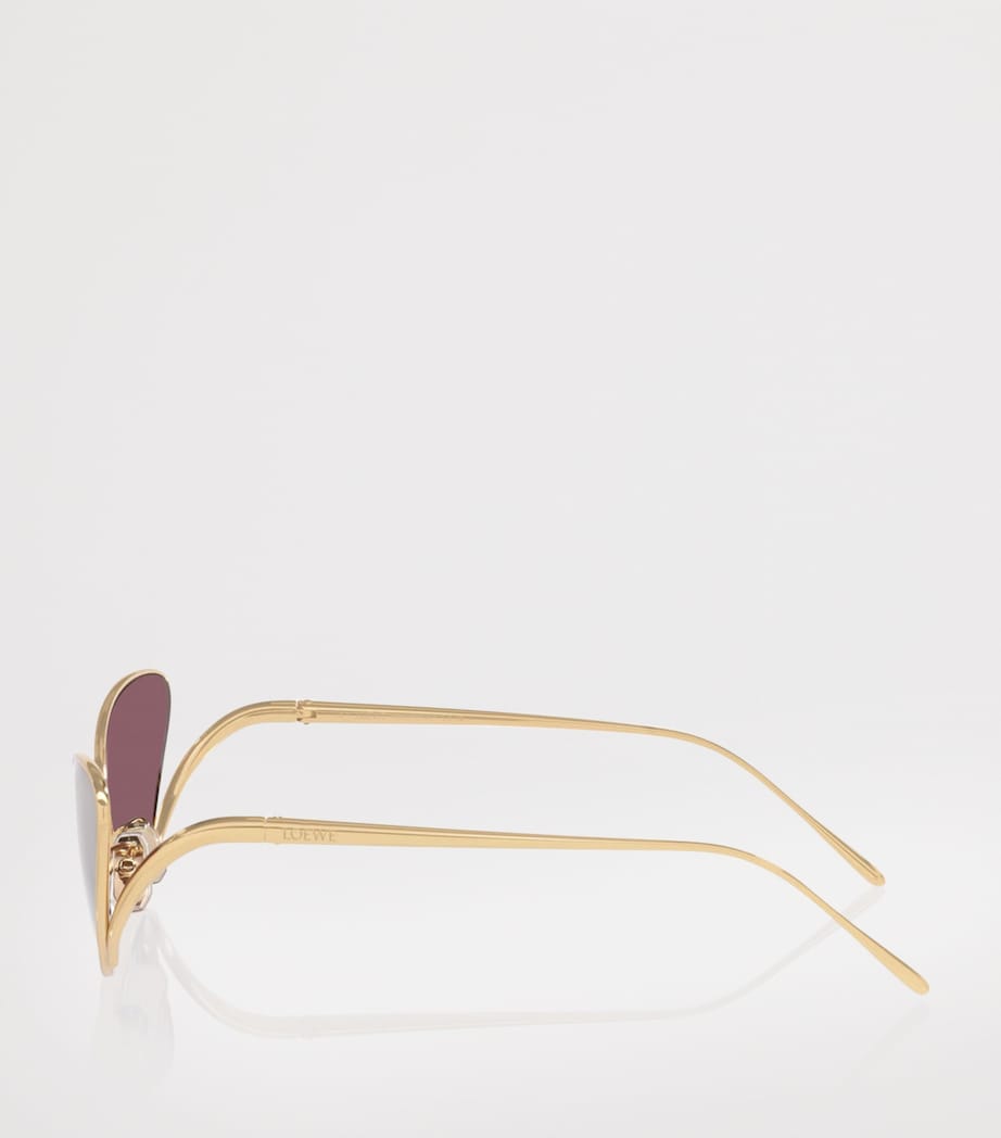 LOEWE Shooting Star Cat Eye Sunglasses Yellow Image 3
