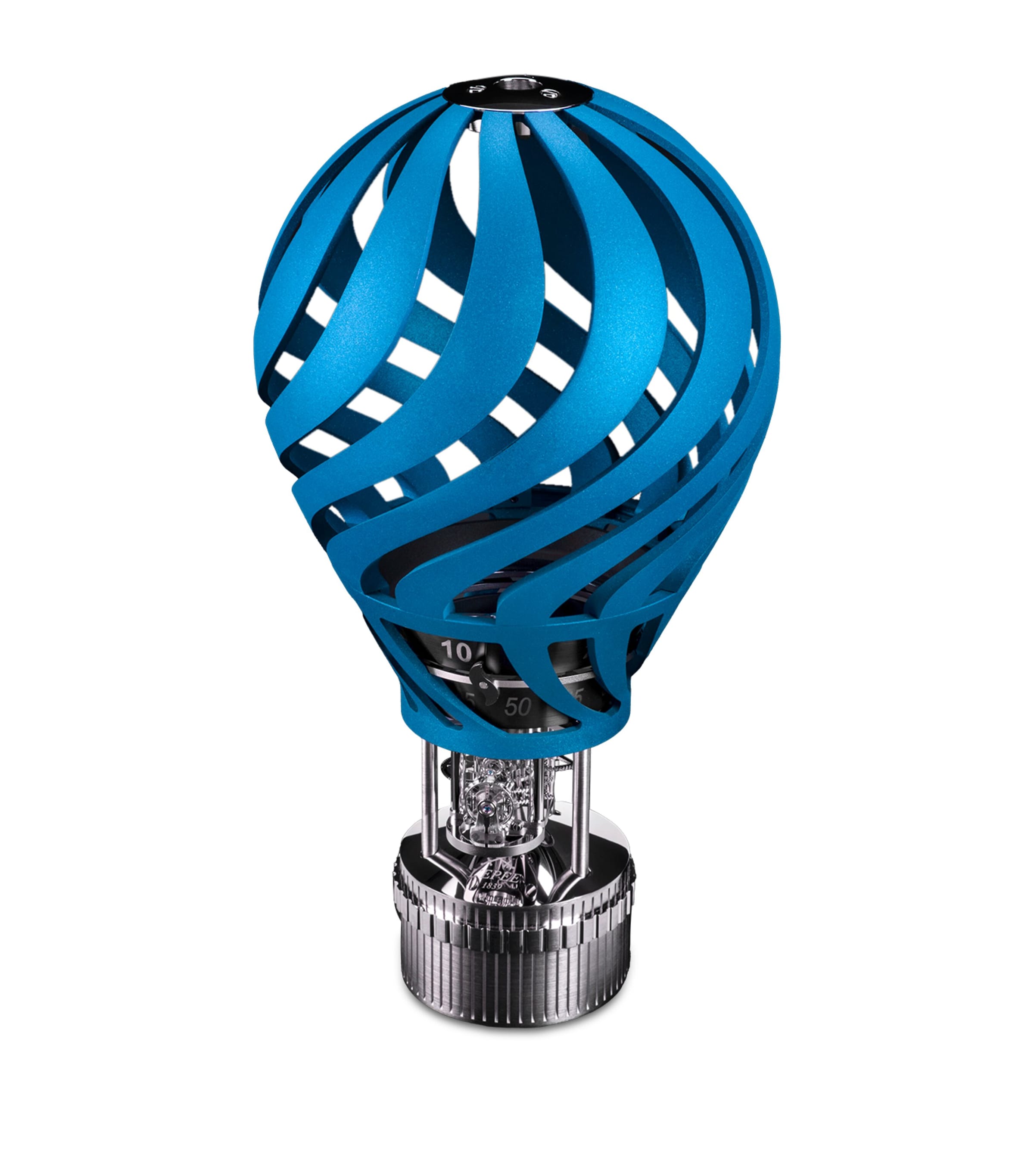 Hot Balloon Clock BLUE Image 1