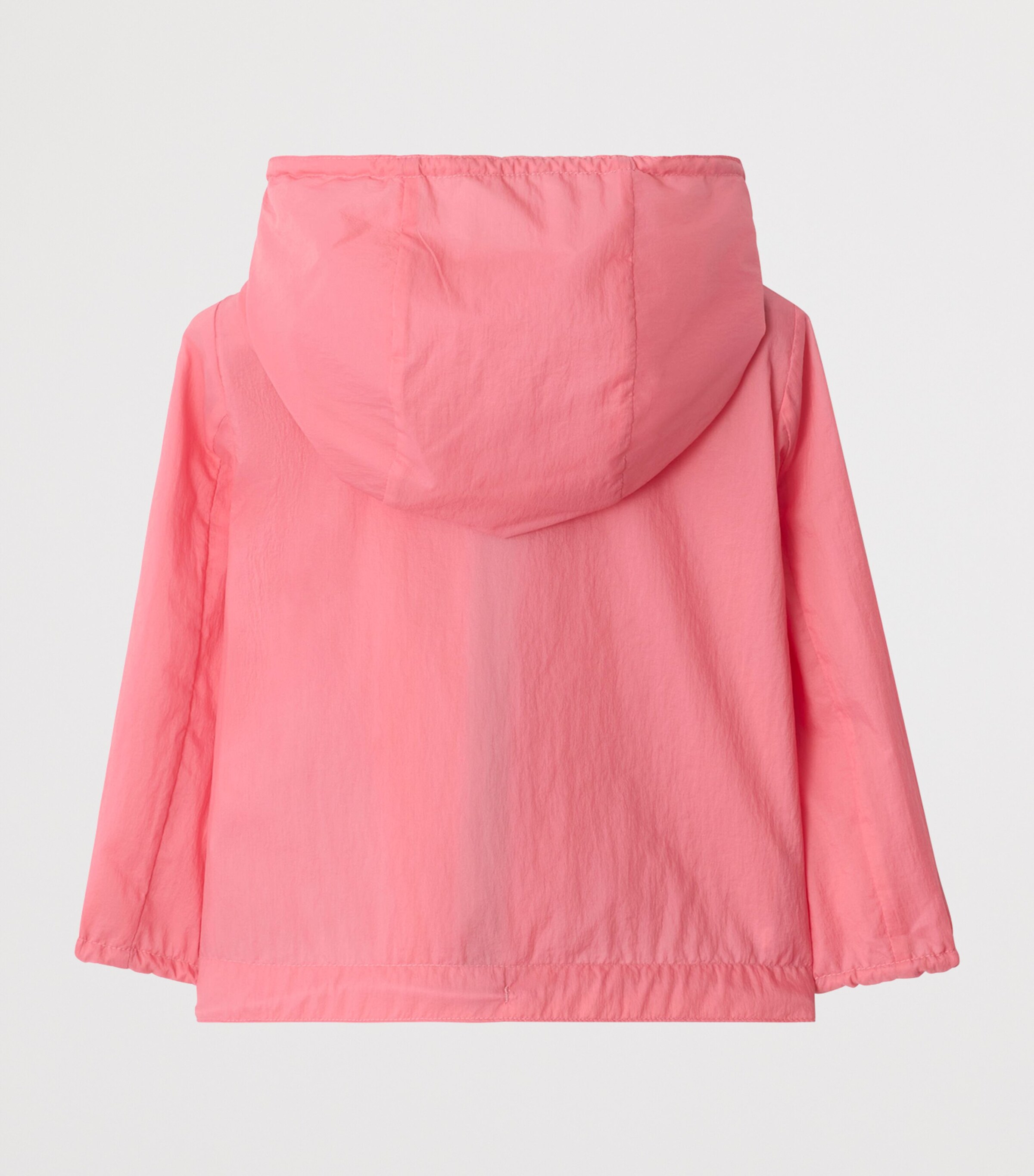 Burberry Kids Nylon Check-Tape Jacket (6-36 Months) Flamingo Pink Image 2
