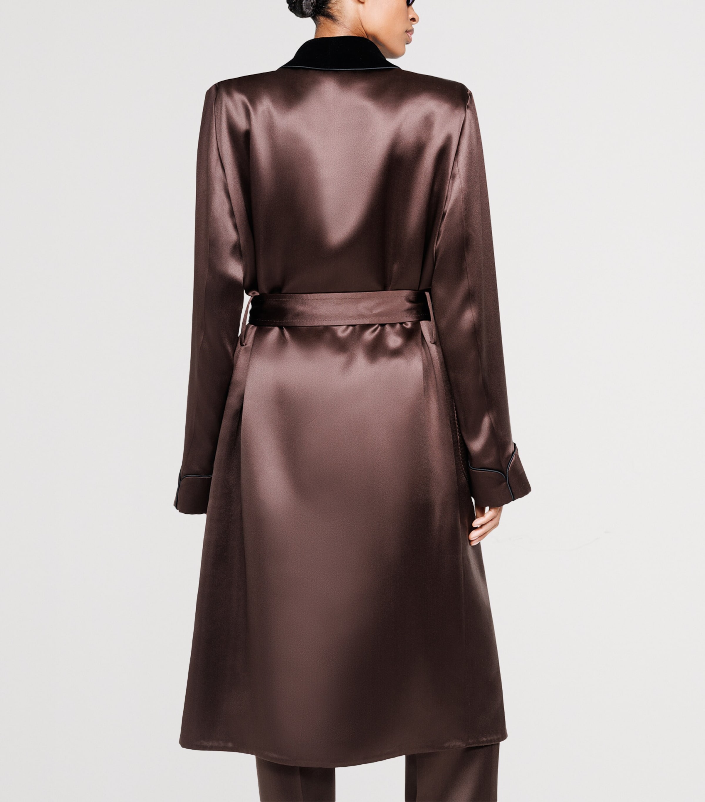 TOM FORD Womens Silk Satin Robe Enb Image 4