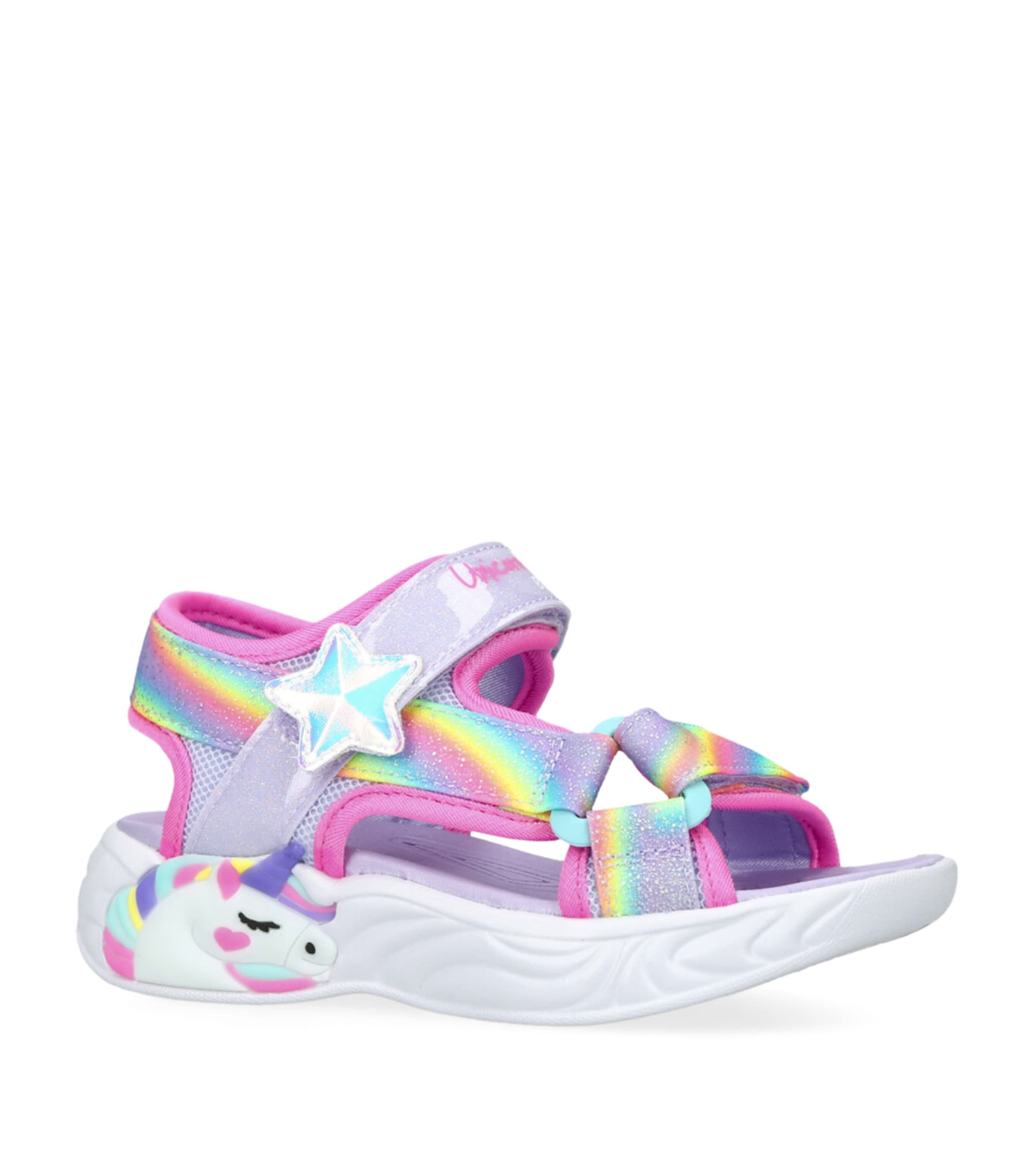 Skechers Unicorn Dreams Sandals Lilac Image 3