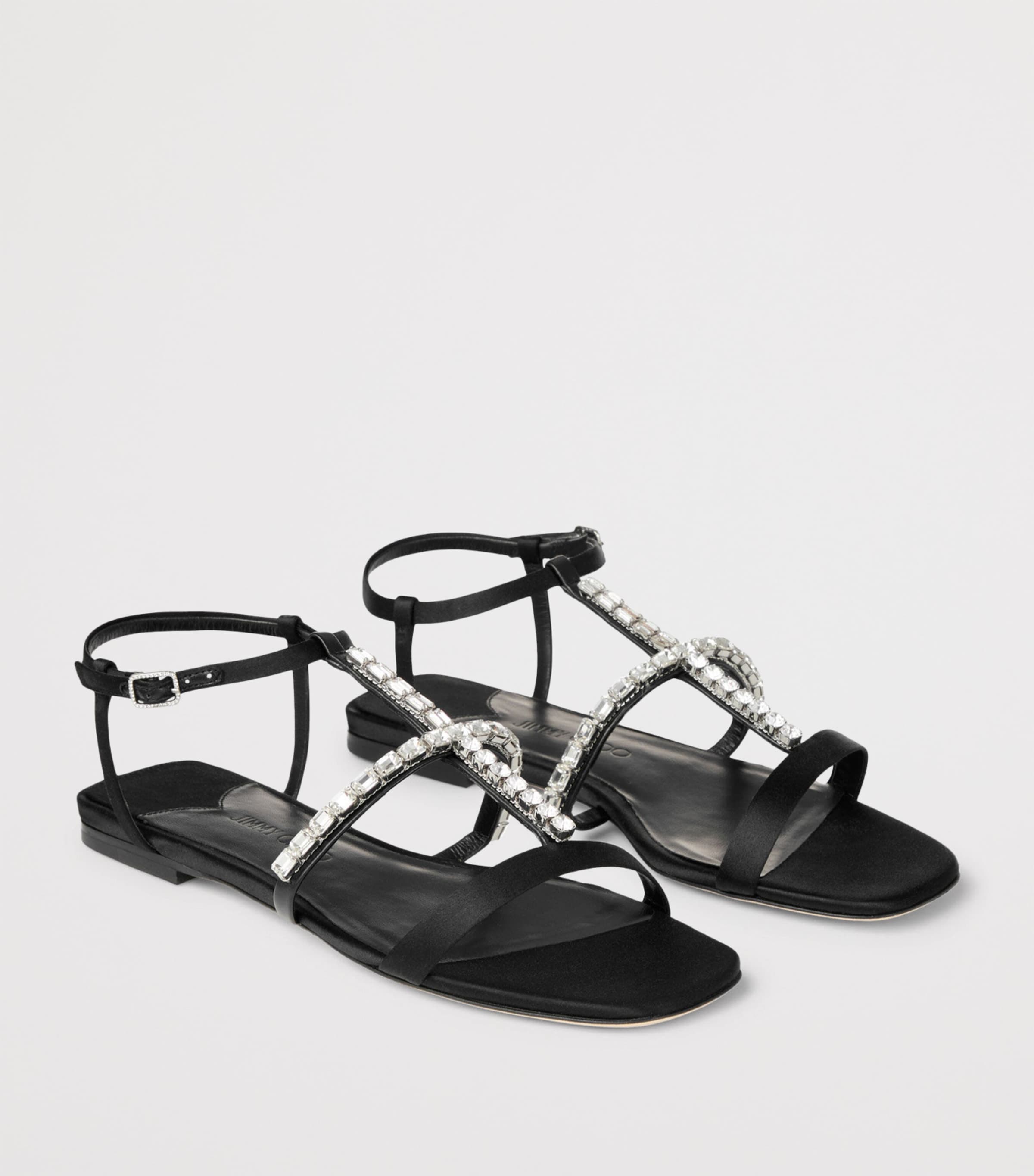 Gwyn Sandals BLACK/CRYSTAL Image 3