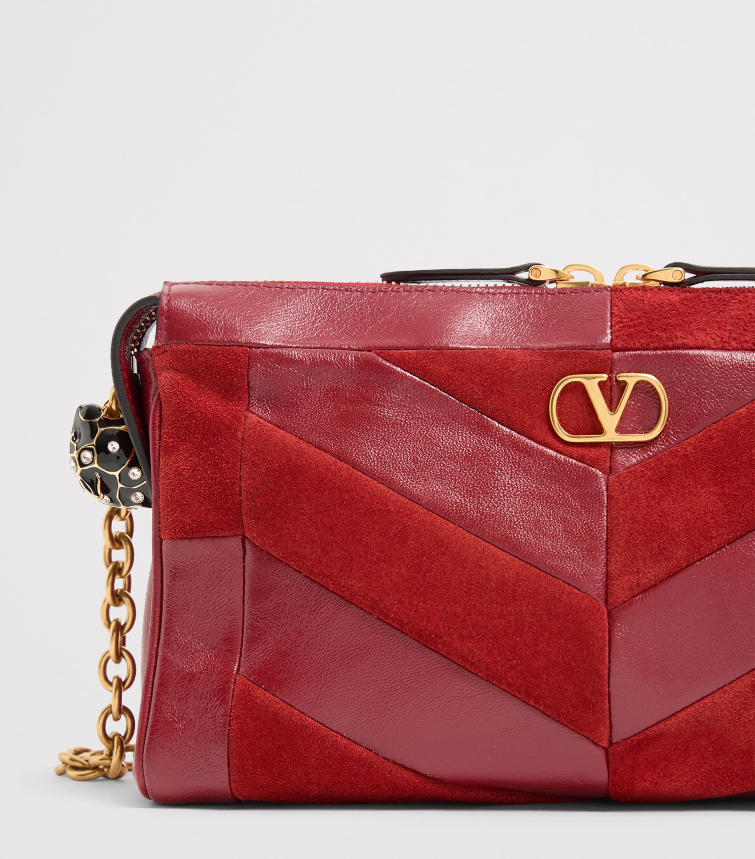 Valentino Garavani Small Lambskin Panthea Shoulder Bag Aqs Image 8