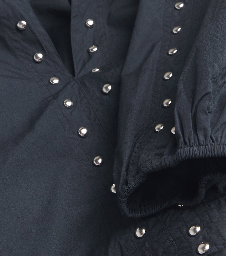 Cotton Studded The Bodega Top BLACK Image 5