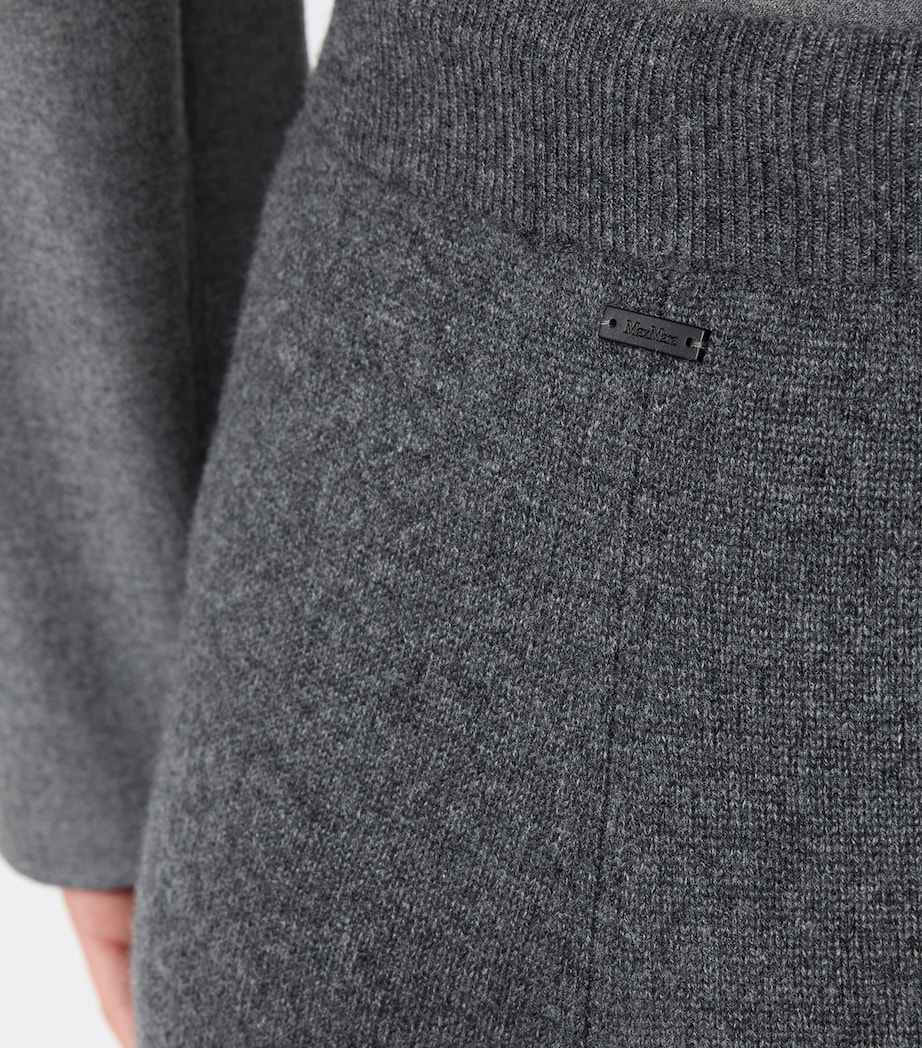 Max Mara Womens Cashmere Sweatpants Dark Grey Image 6