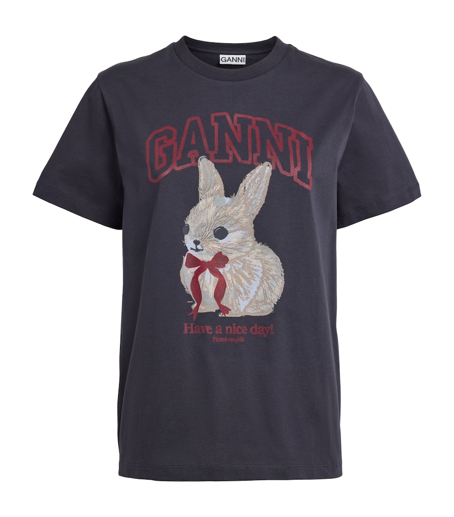 Organic Cotton Bunny T-Shirt 252 PHANTOM Image 1