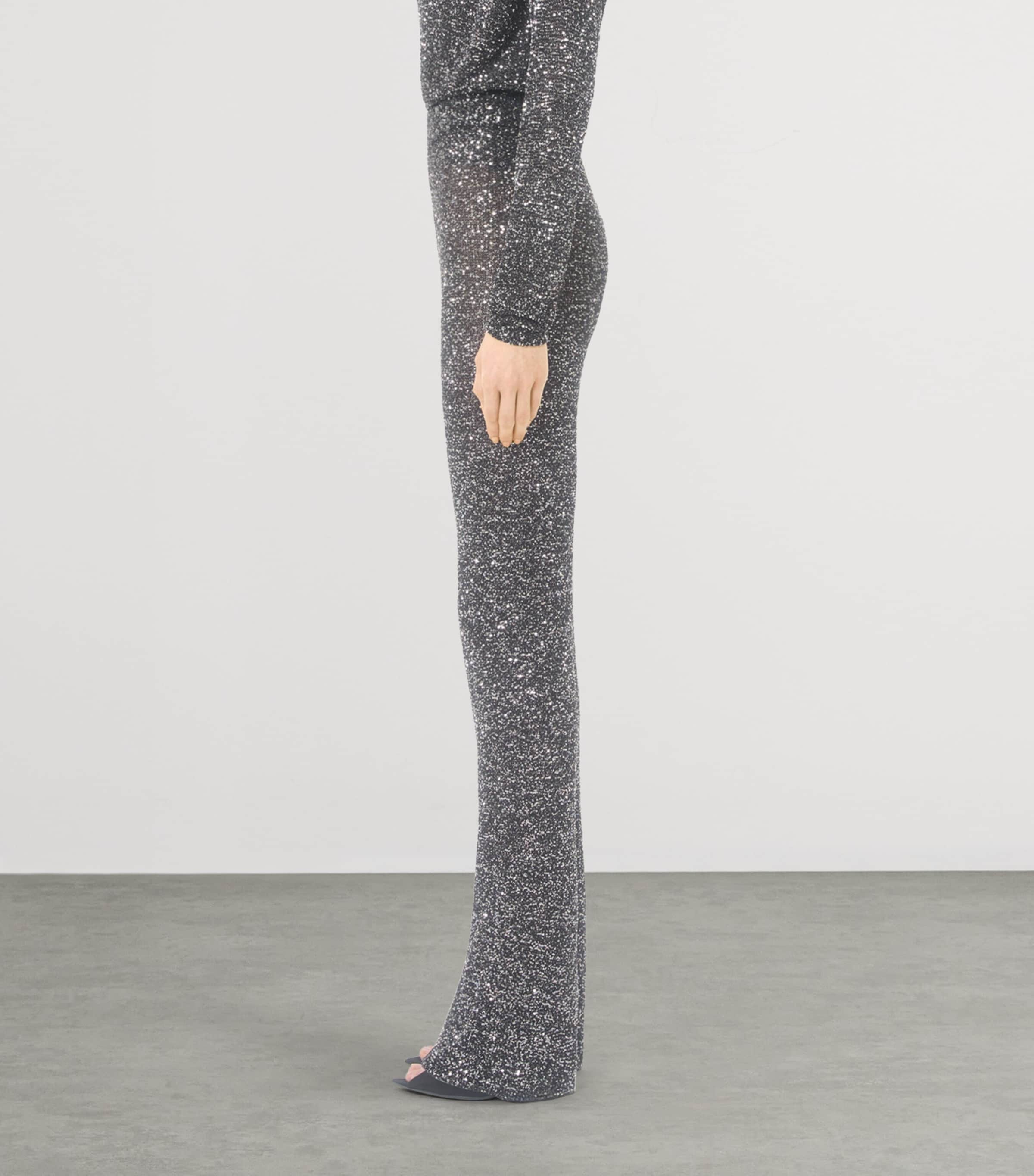 Sequin Knit Trousers NUD Image 3