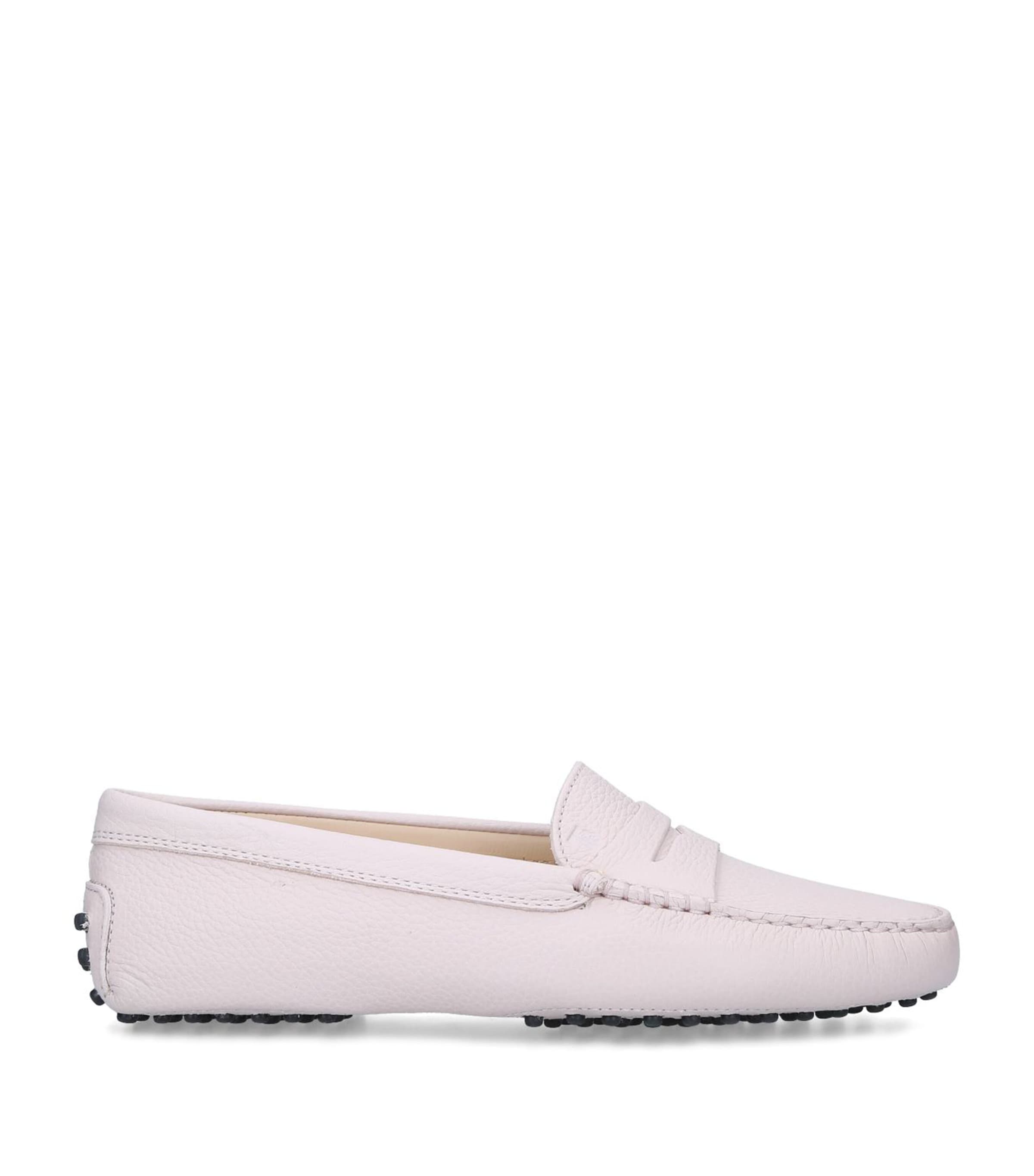 Tod's Leather Gommino Driving Shoes Bone Image 1