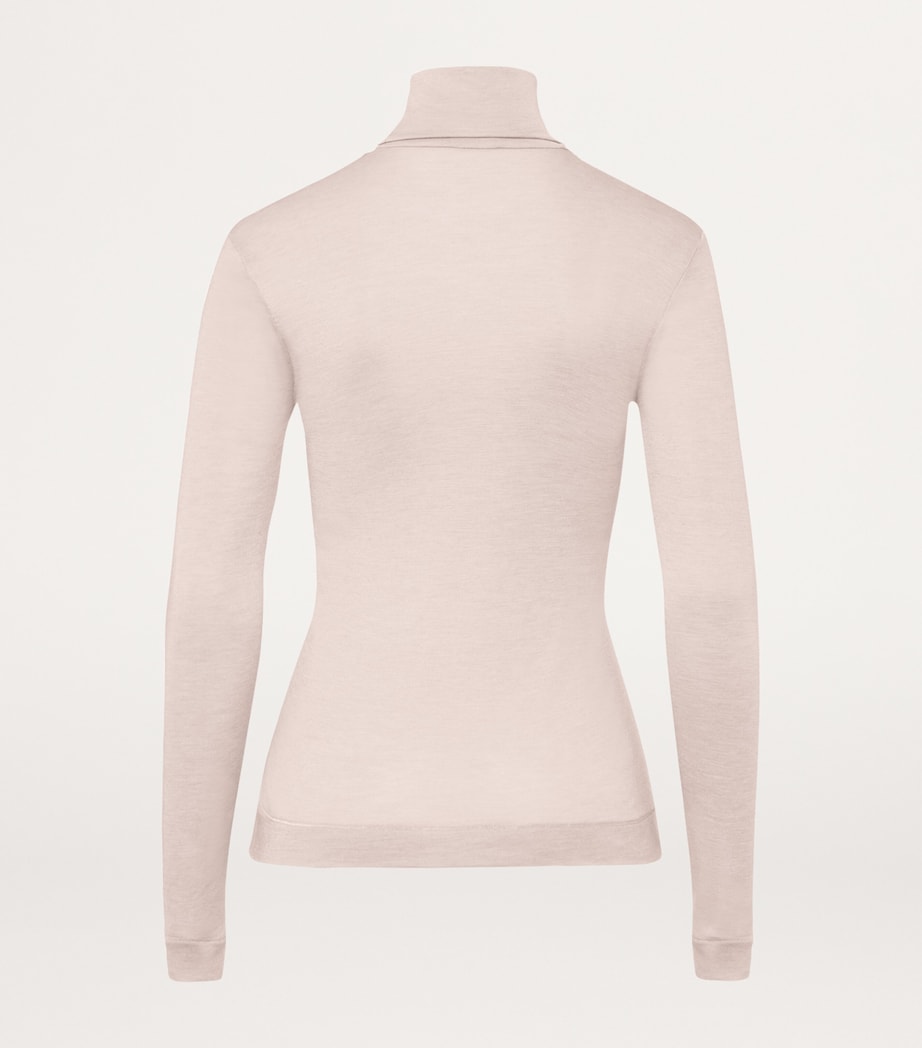 Silk-Cashmere Rollneck Top 1203 Image 2
