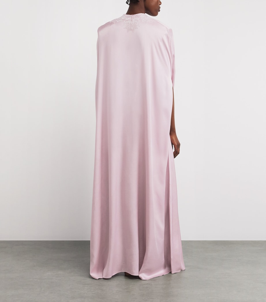 Bocan Womens Lace-Trim Beatrice Cape Powder Image 4