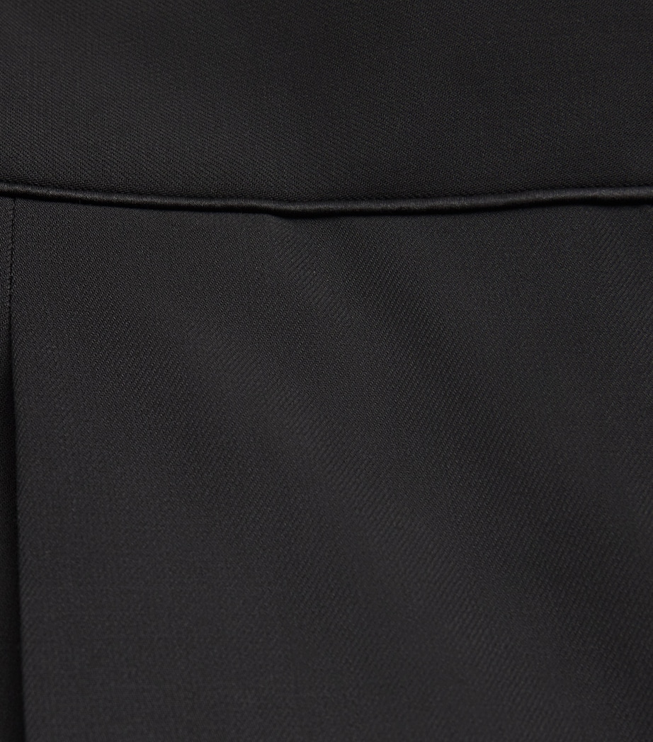 Virgin Wool Straight Tailored Trousers UC001 Image 5