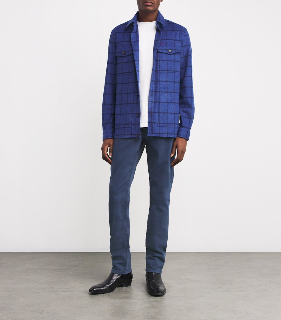 Federal Slim Straight Trousers RICH NAVY Image 2