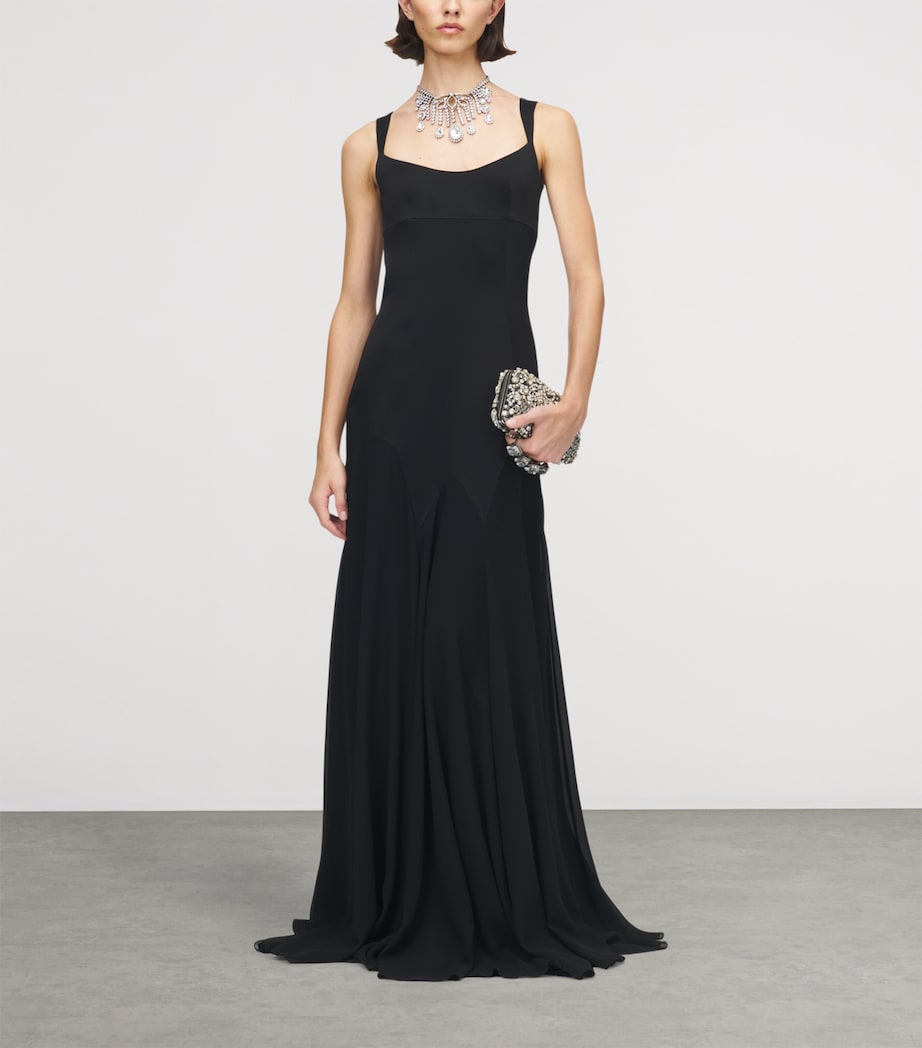 Satin Maxi Dress 1000 Image 3