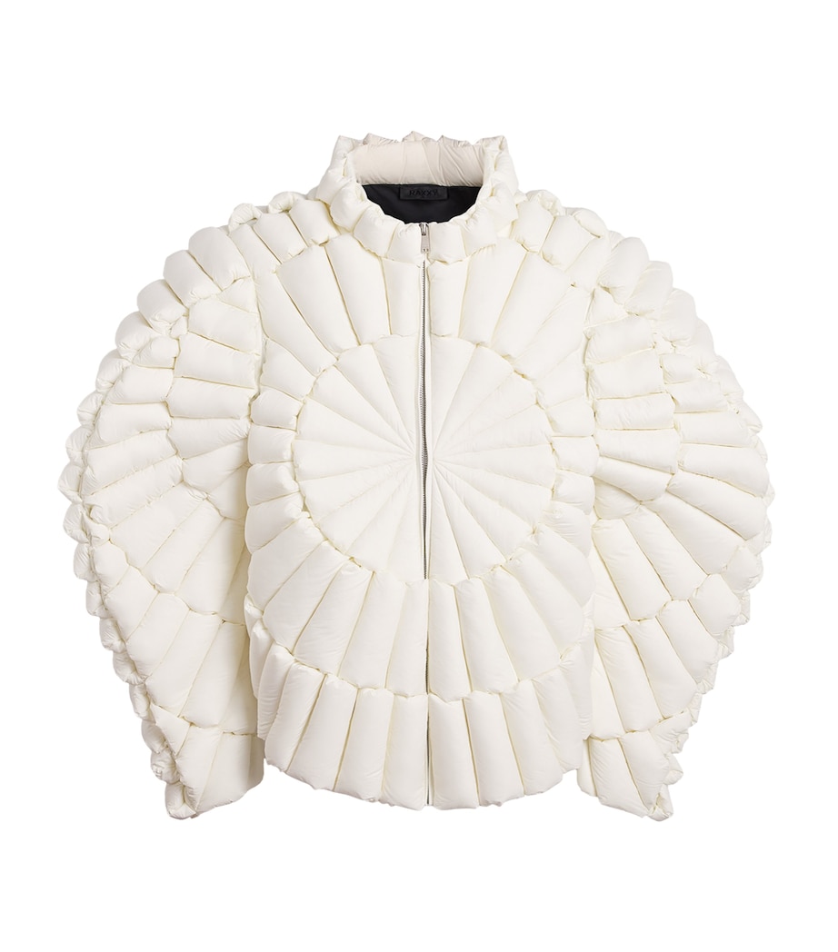 3D Down-Filled Diamond Puffer Jacket 46 WHITE Image 1