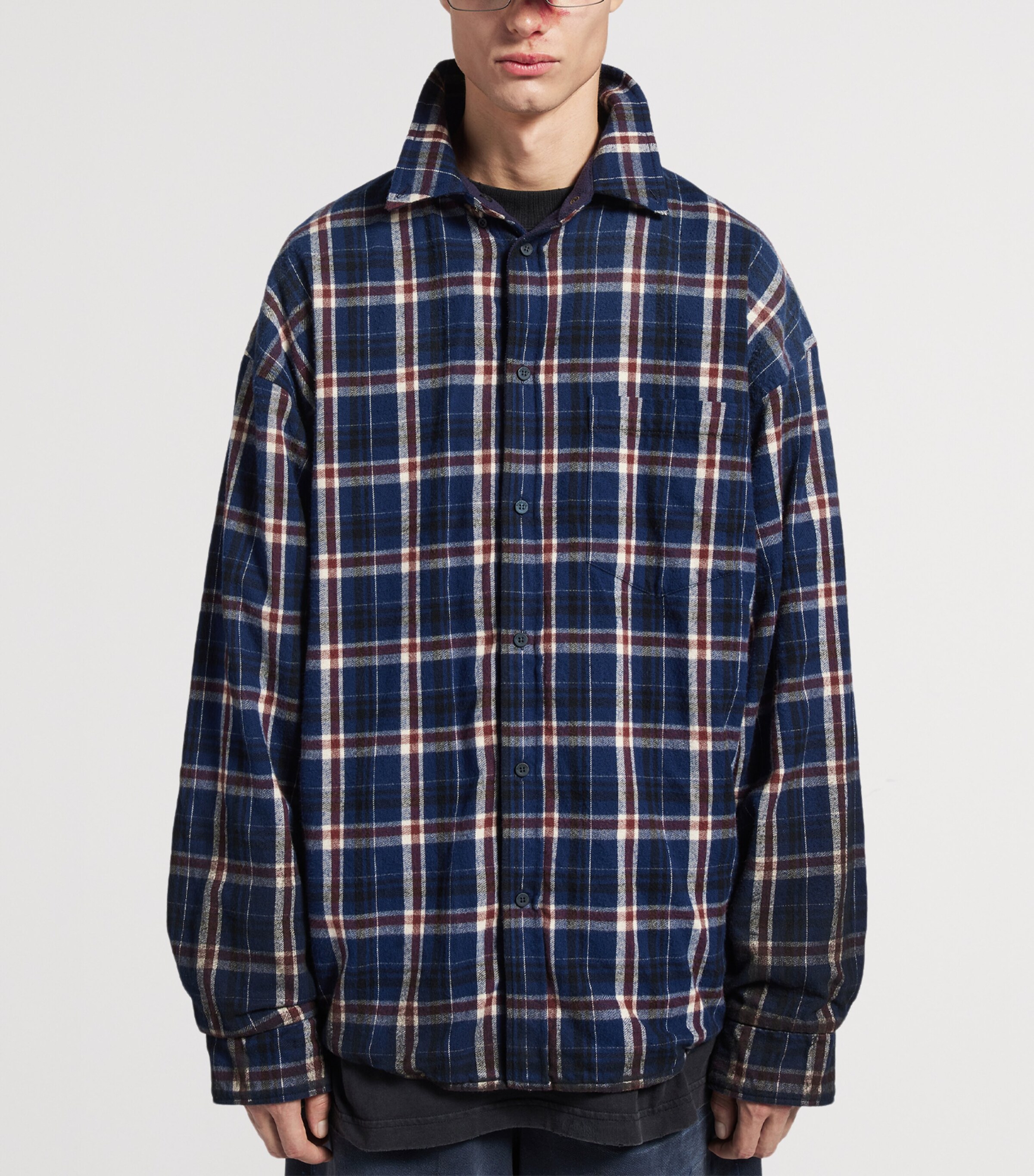 Balenciaga Mens Cotton Reversible Shirt Image 6