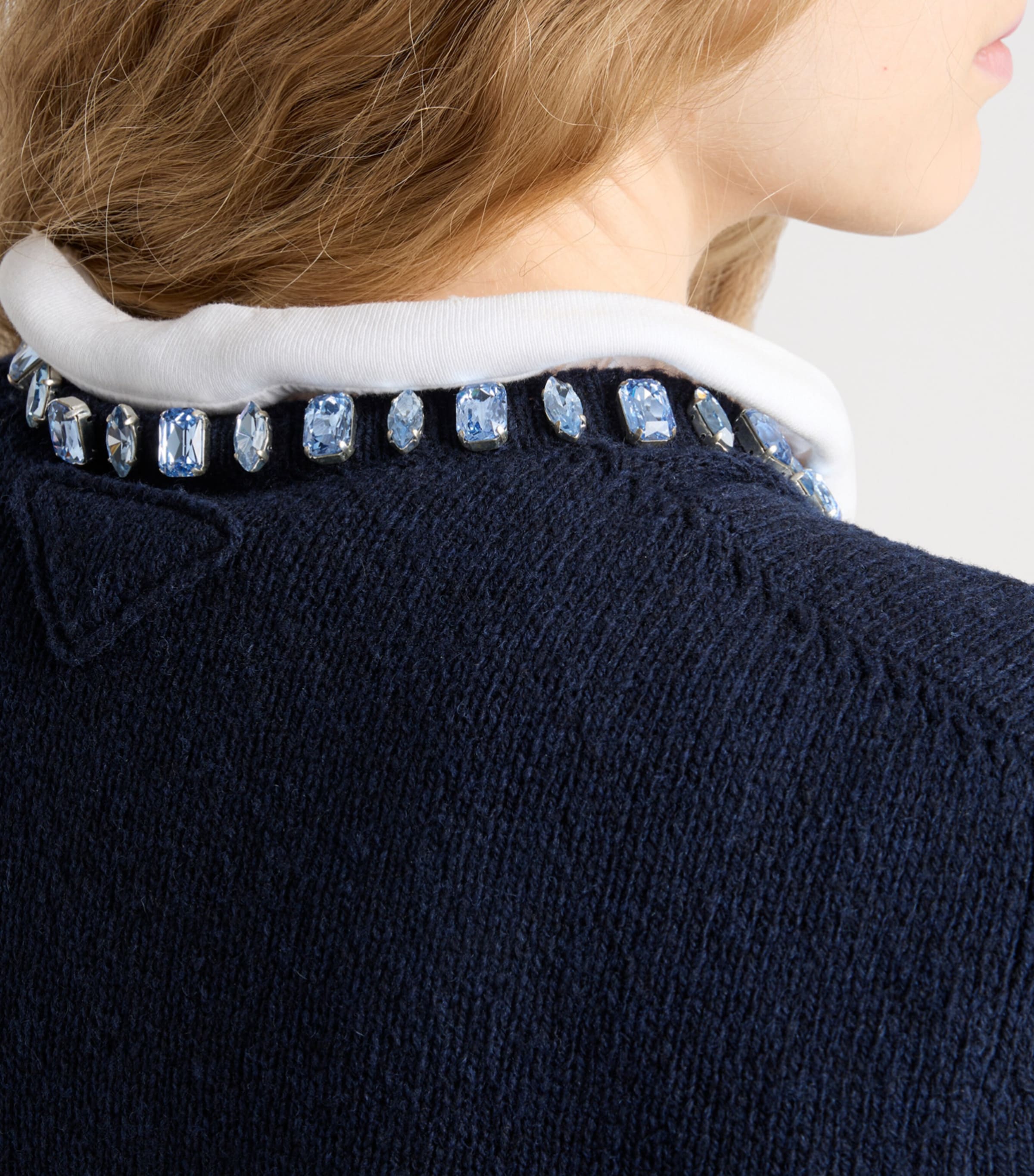 Wool-Cashmere Embellished Sweater F0008 Image 3