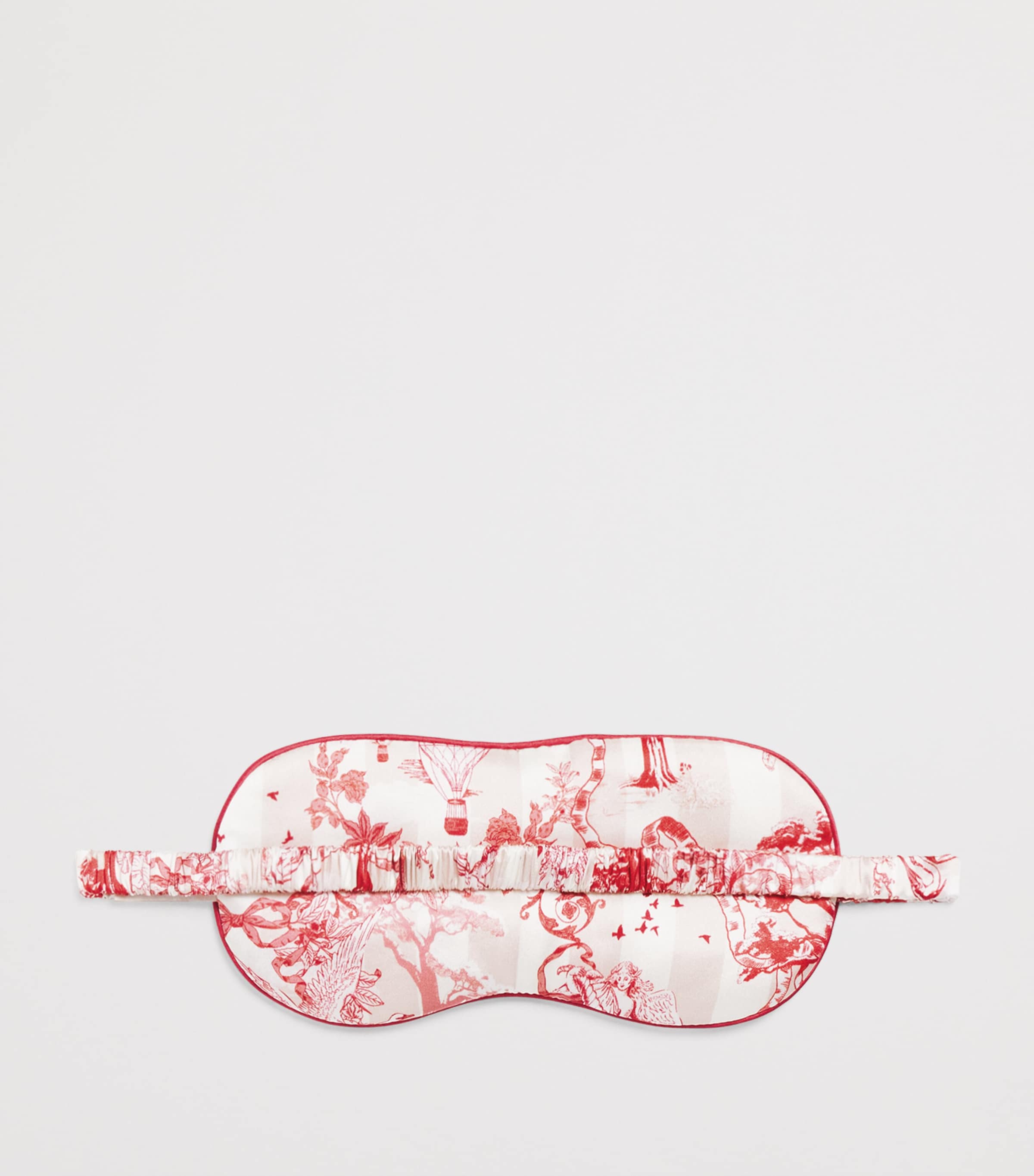 Silk Toile Sleep Mask PINK Image 3