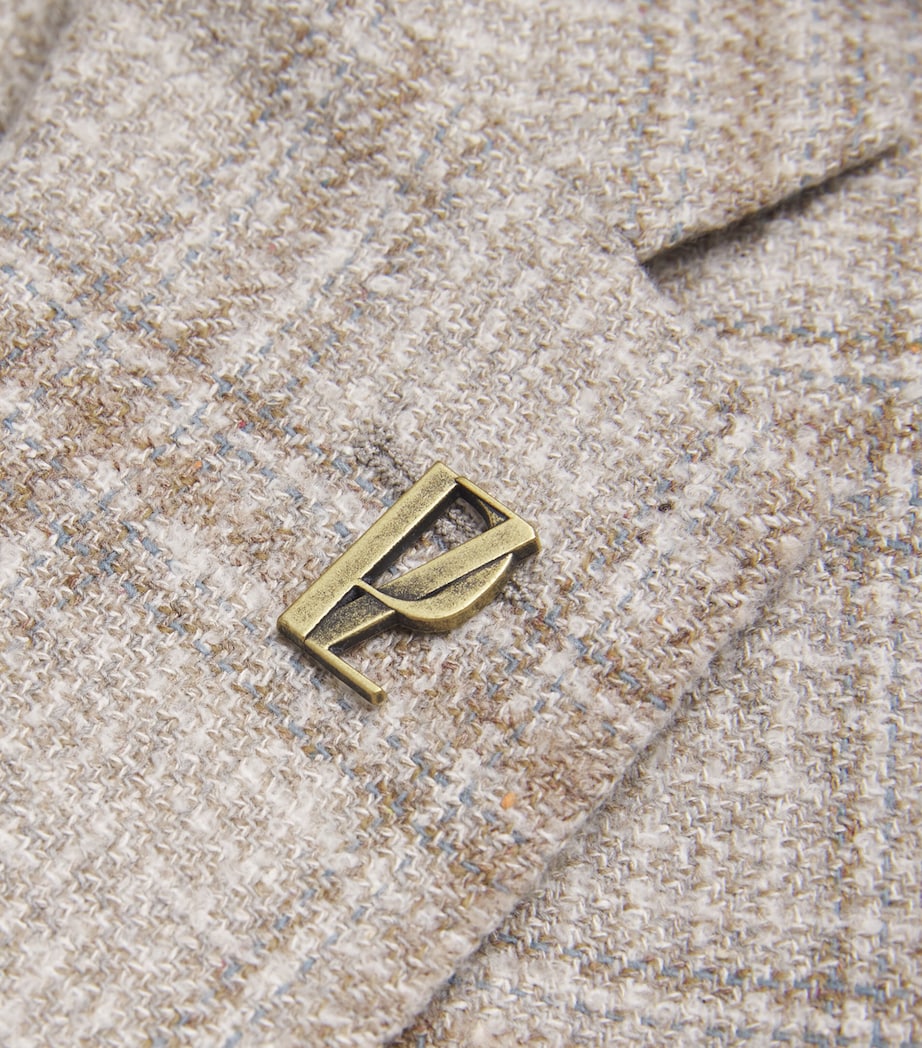 Wool-Silk-Blend Brera Blazer 35 NATURAL Image 5