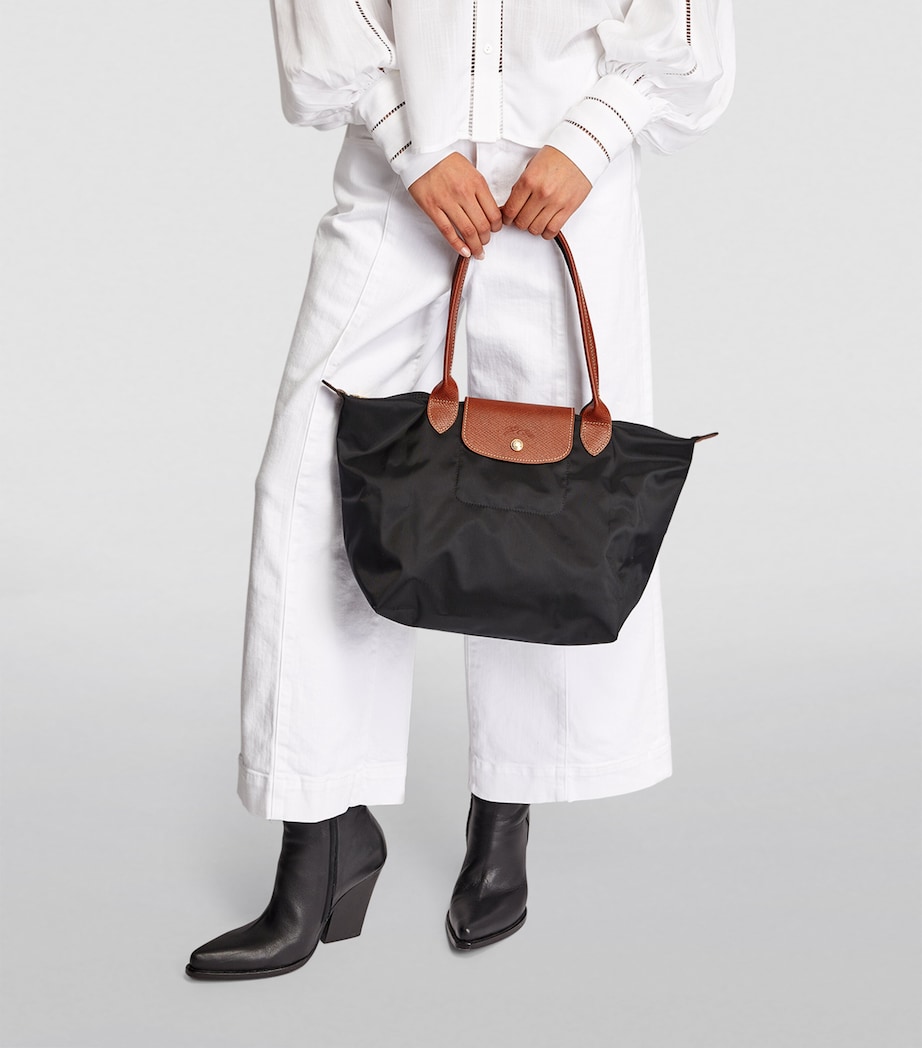 Medium Le Pliage Original Tote Bag 001 BLACK Image 4