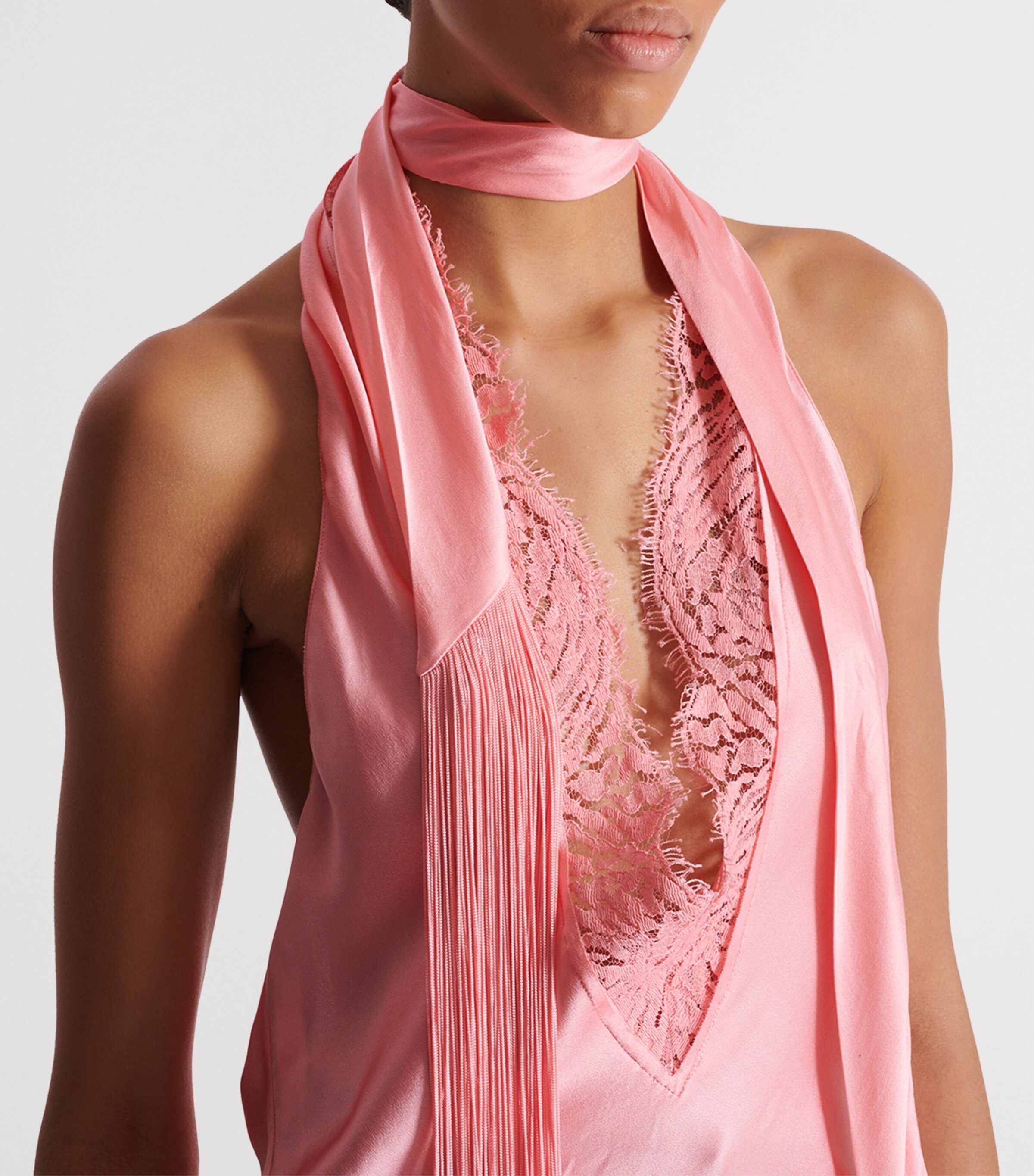 Silk Backless Top 4CN SAUMON Image 7