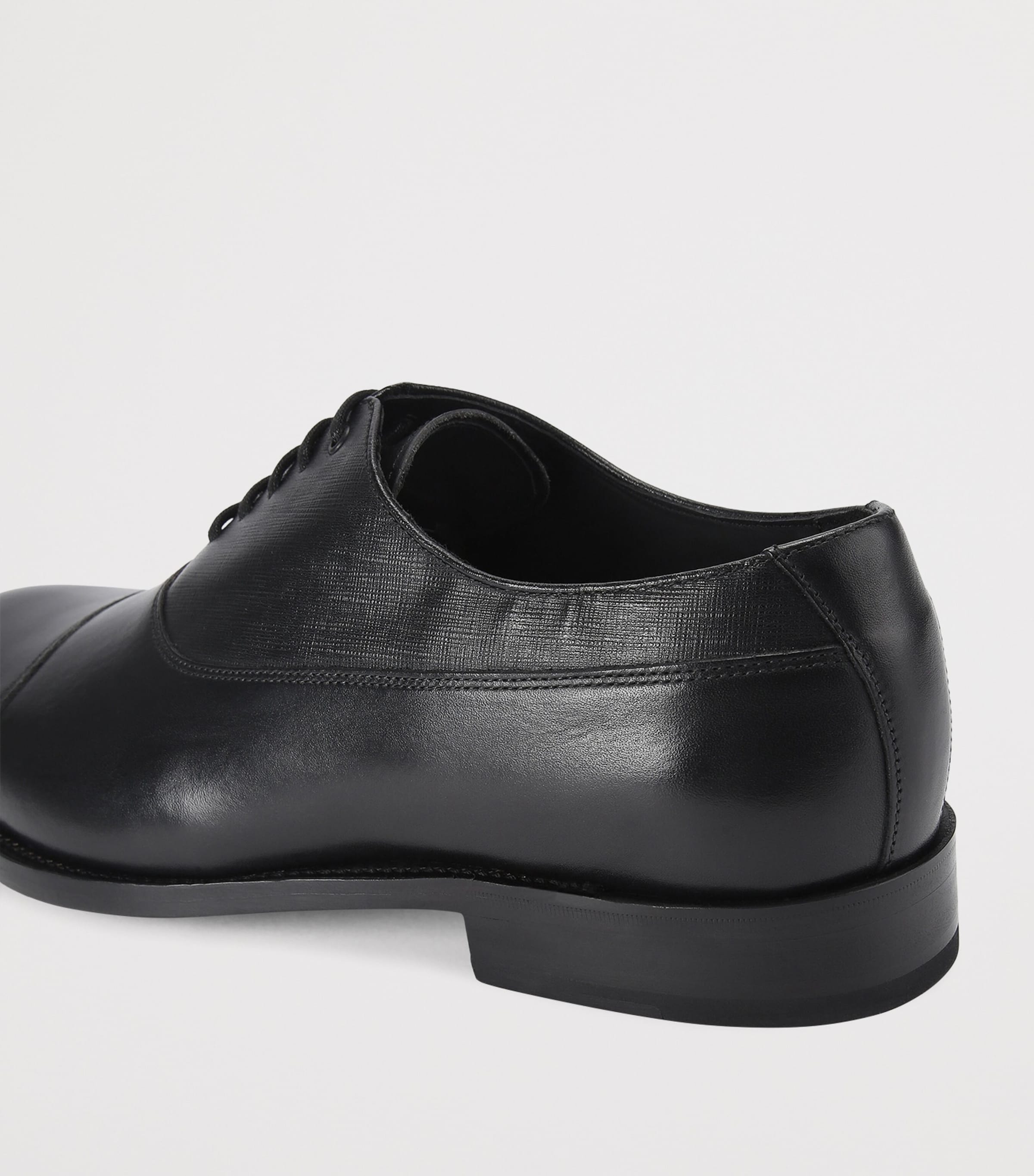 Grained Leather Sloane Oxford Shoes BLK/OTHER Image 2