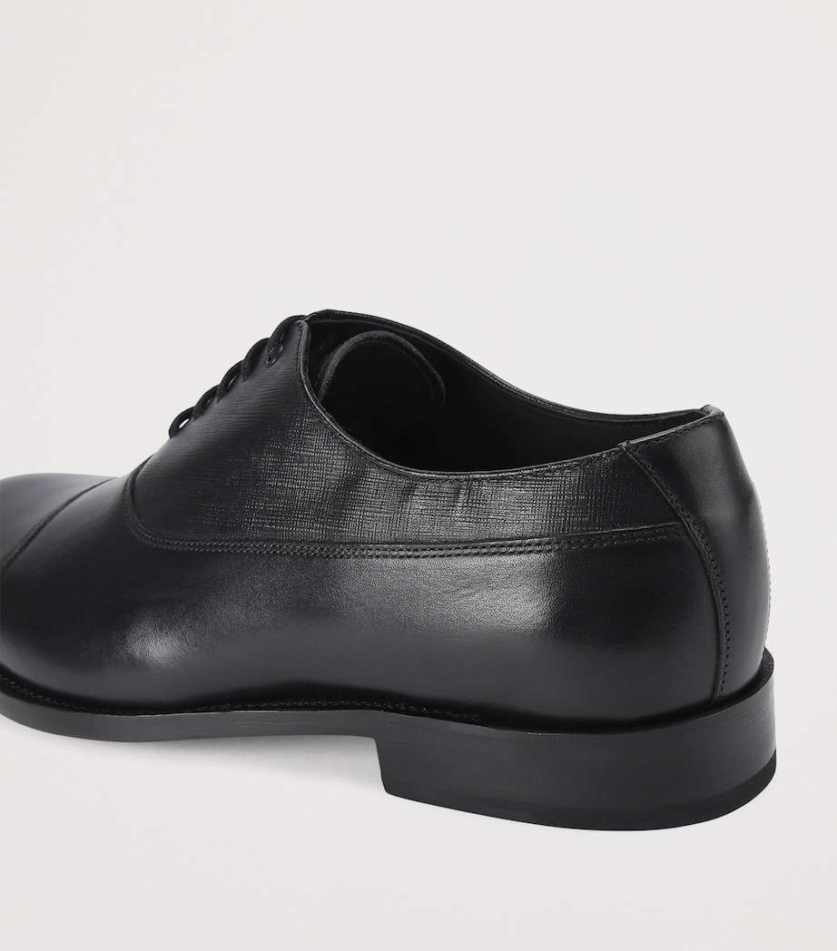Grained Leather Sloane Oxford Shoes BLK/OTHER Image 2