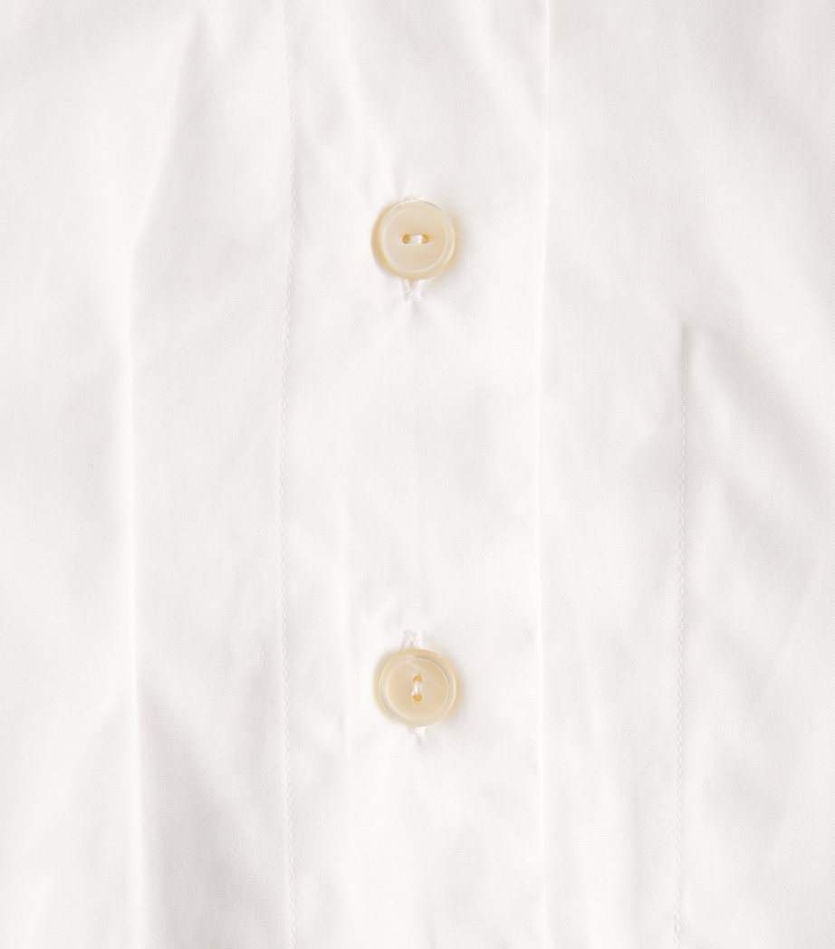 Palmer//Harding Womens Cotton Honesty Opens Shirt Wht Whte Cttn Poplin Image 6