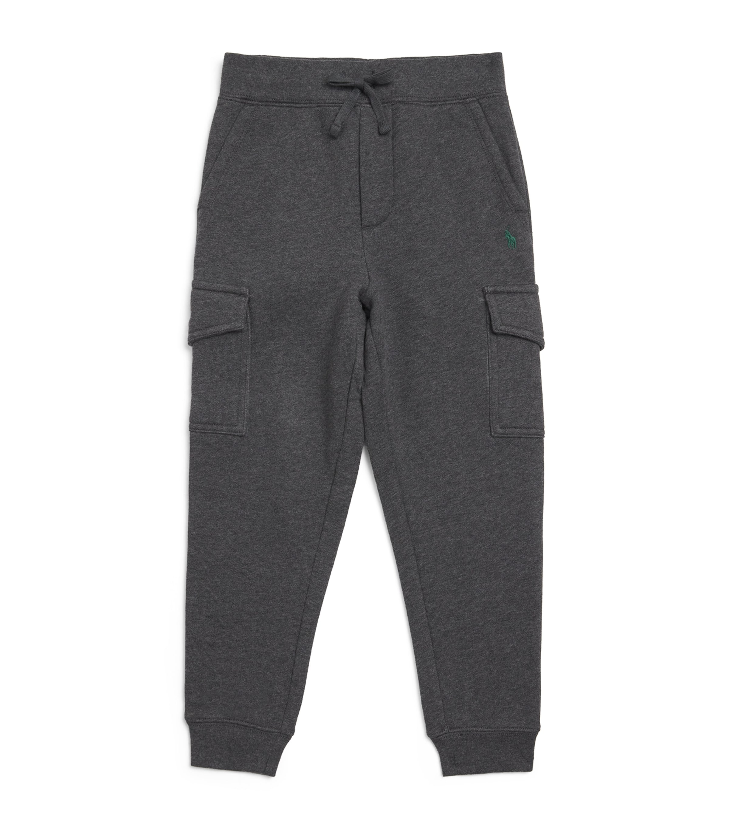 Ralph Lauren Cotton-blend Polo Pony Sweatpants In Gray