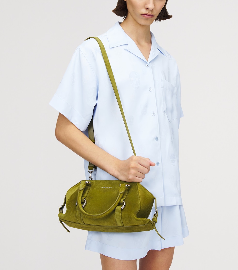 Small Suede Farringdon Top-Handle Bag 3311 Image 2