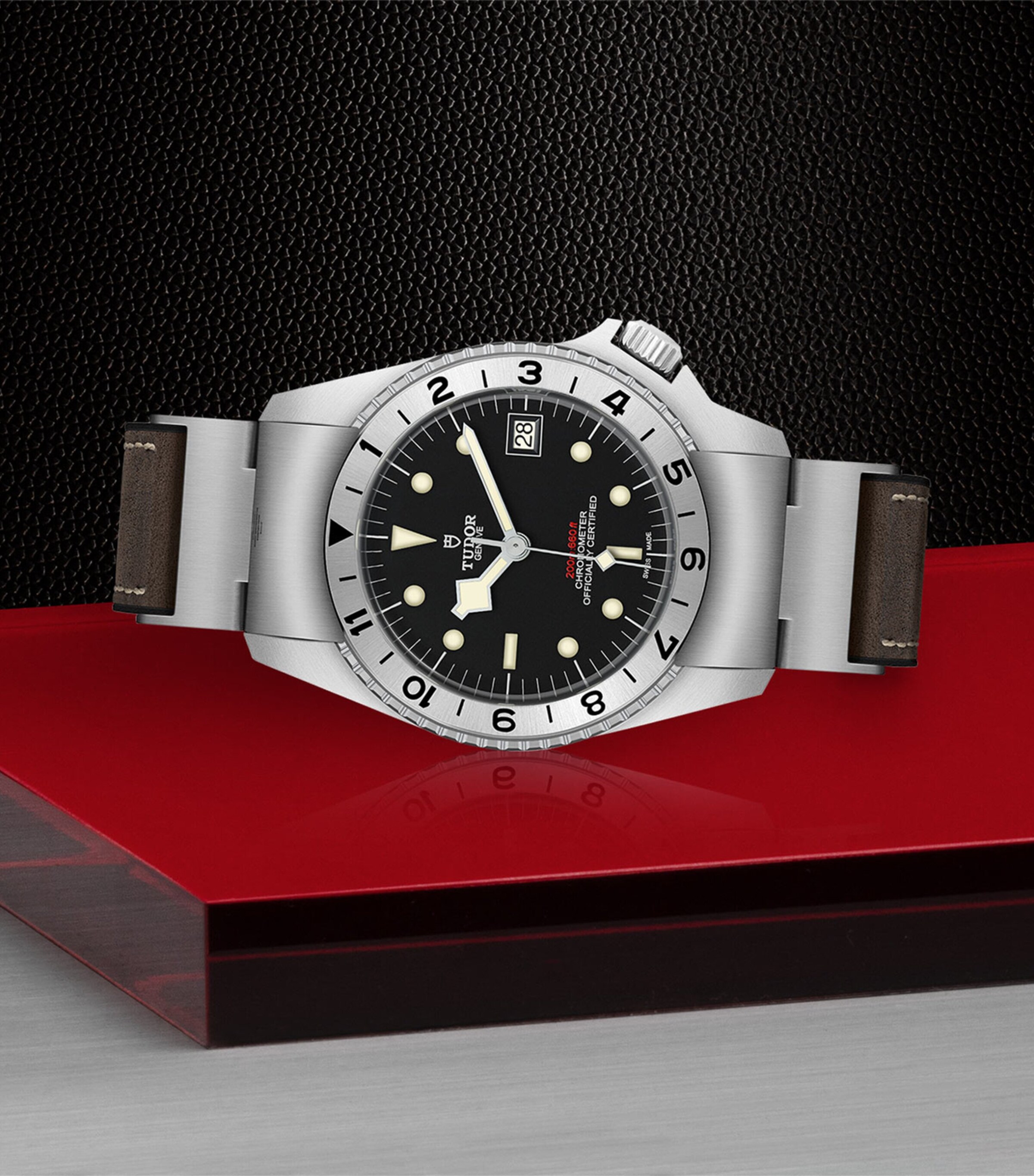 TUDOR Black Bay P01 Stainless Steel Watch 42mm Black Image 5