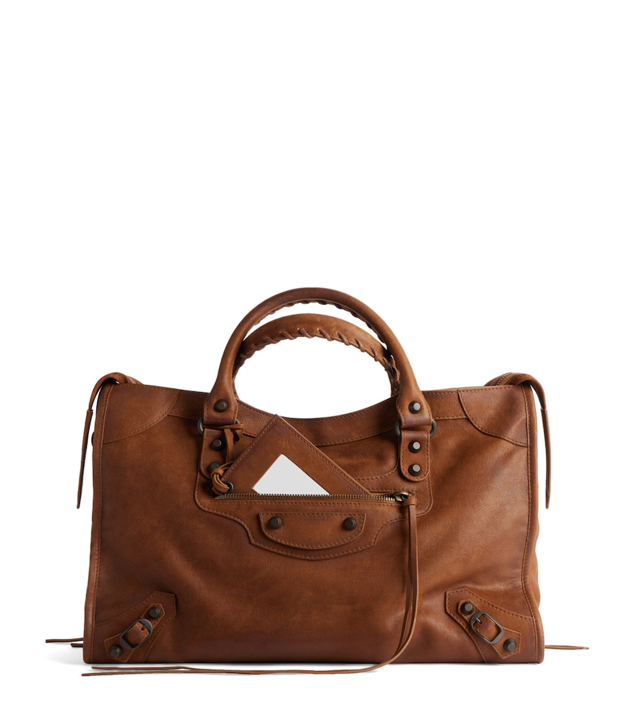 Balenciaga Medium Goatskin Le City Top-Handle Bag Image 1