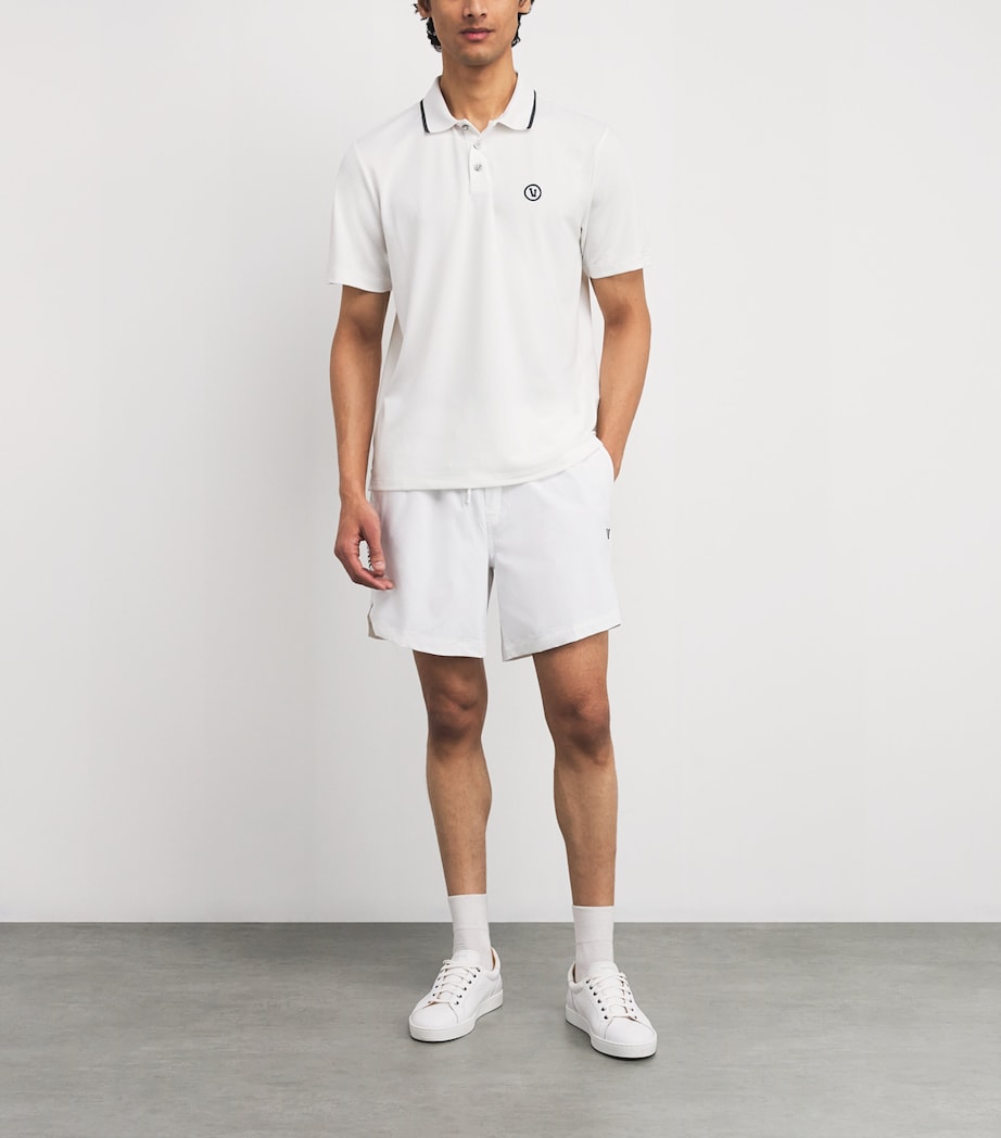 Embroidered Gamepoint 2.0 Polo Shirt WHT WHITE Image 2