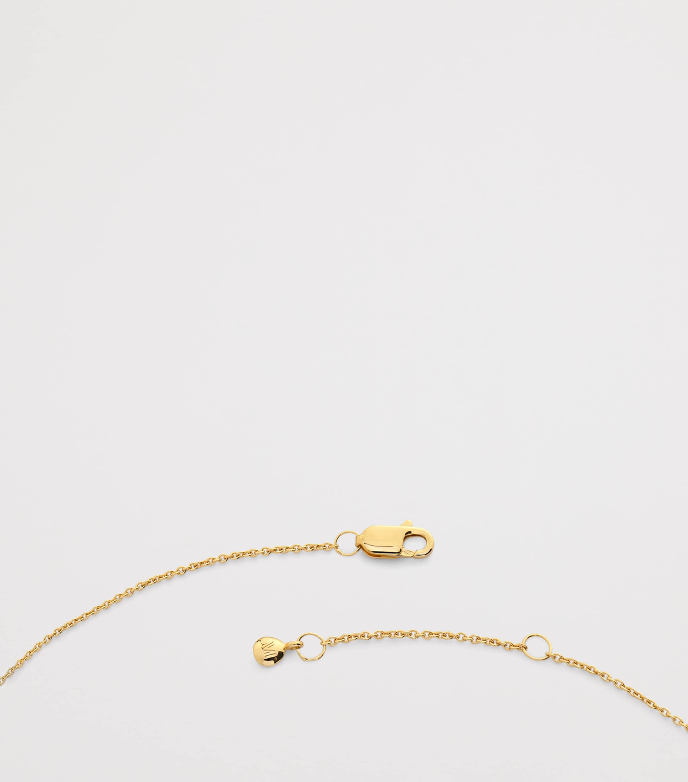 Monica Vinader Gold Vermeil Zodiac Taurus Necklace Gold Vermeil Image 3