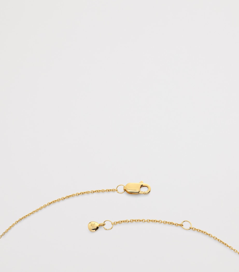 Monica Vinader Gold Vermeil Zodiac Taurus Necklace Gold Vermeil Image 3
